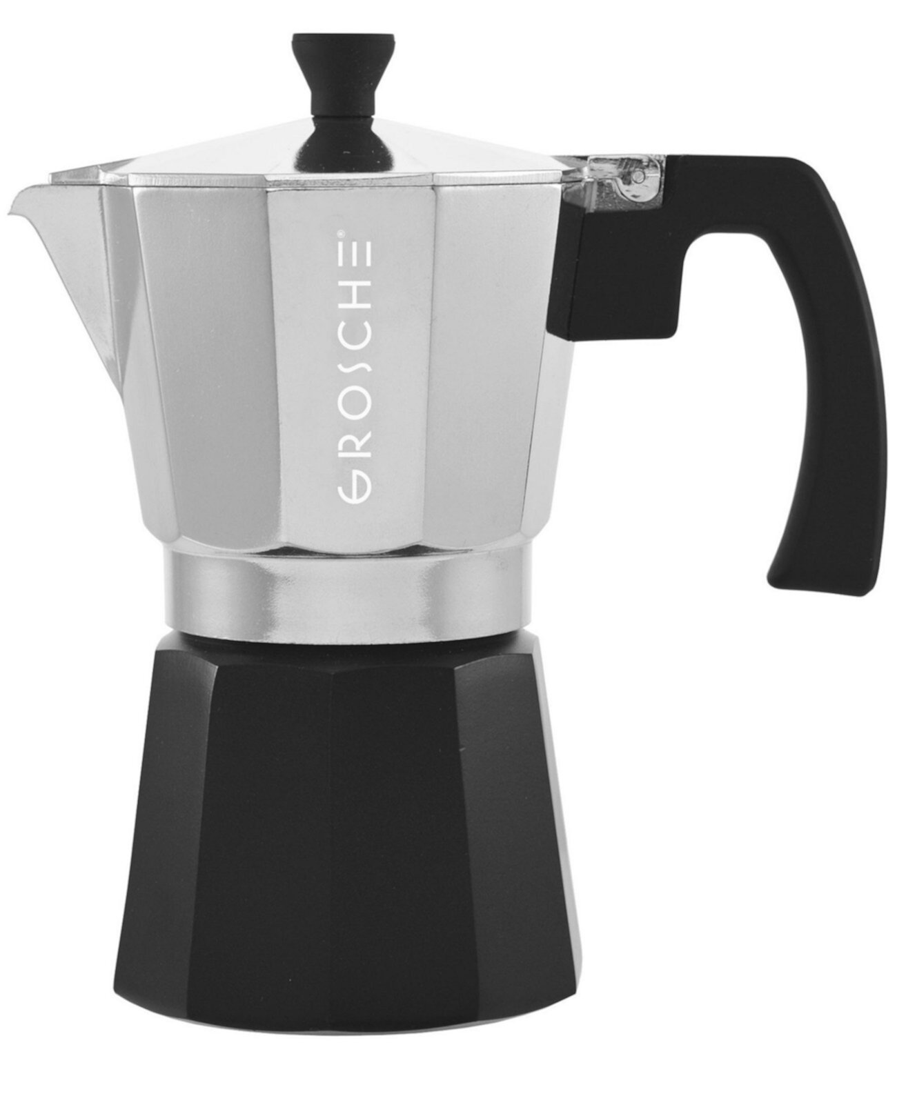 Milano Tuxedo Stovetop 3 Cup Espresso Maker Moka Pot Grosche