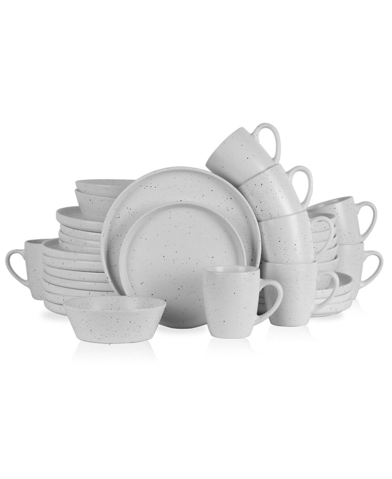 Jade 32 Pc. Dinnerware Set, Service for 4 Stone Lain