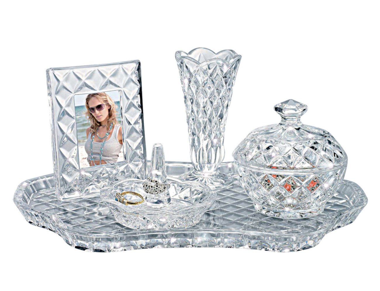 Shannon 5 Pc Vanity Set Godinger