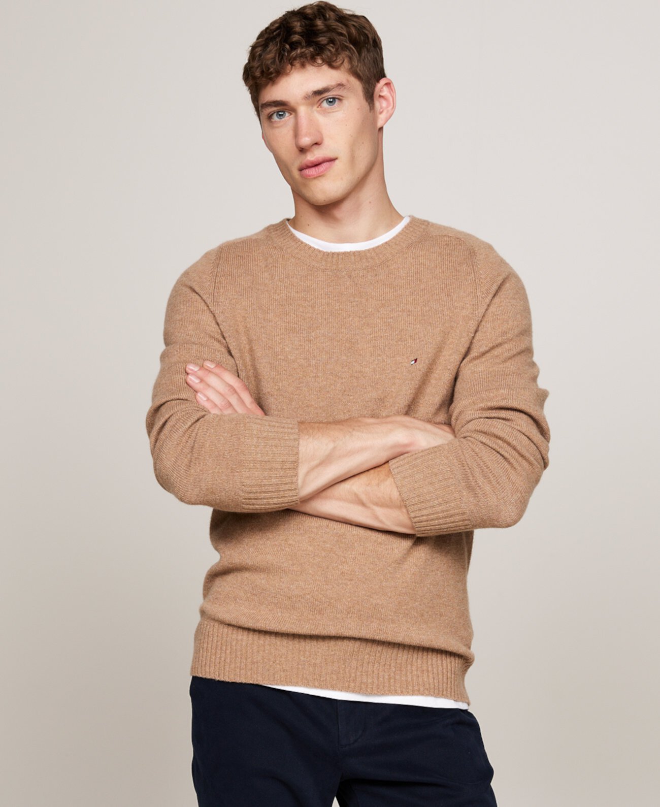 Мужской Свитер Tommy Hilfiger Crewneck Wool Tommy Hilfiger