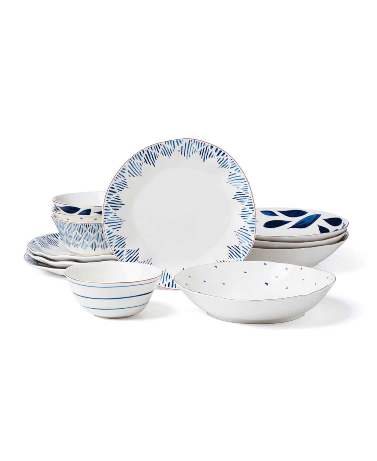 Blue Bay 12 Pc. Dinnerware Set, Service for 4 Lenox