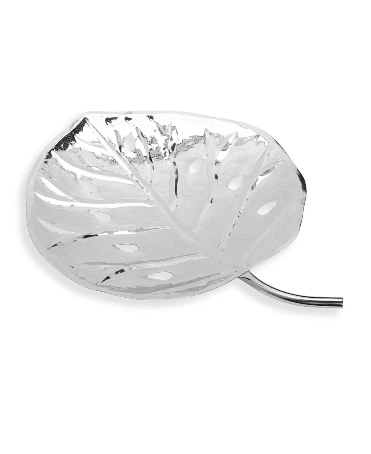 Stainless Steel Leaf Dish, 16" L Classic Touch