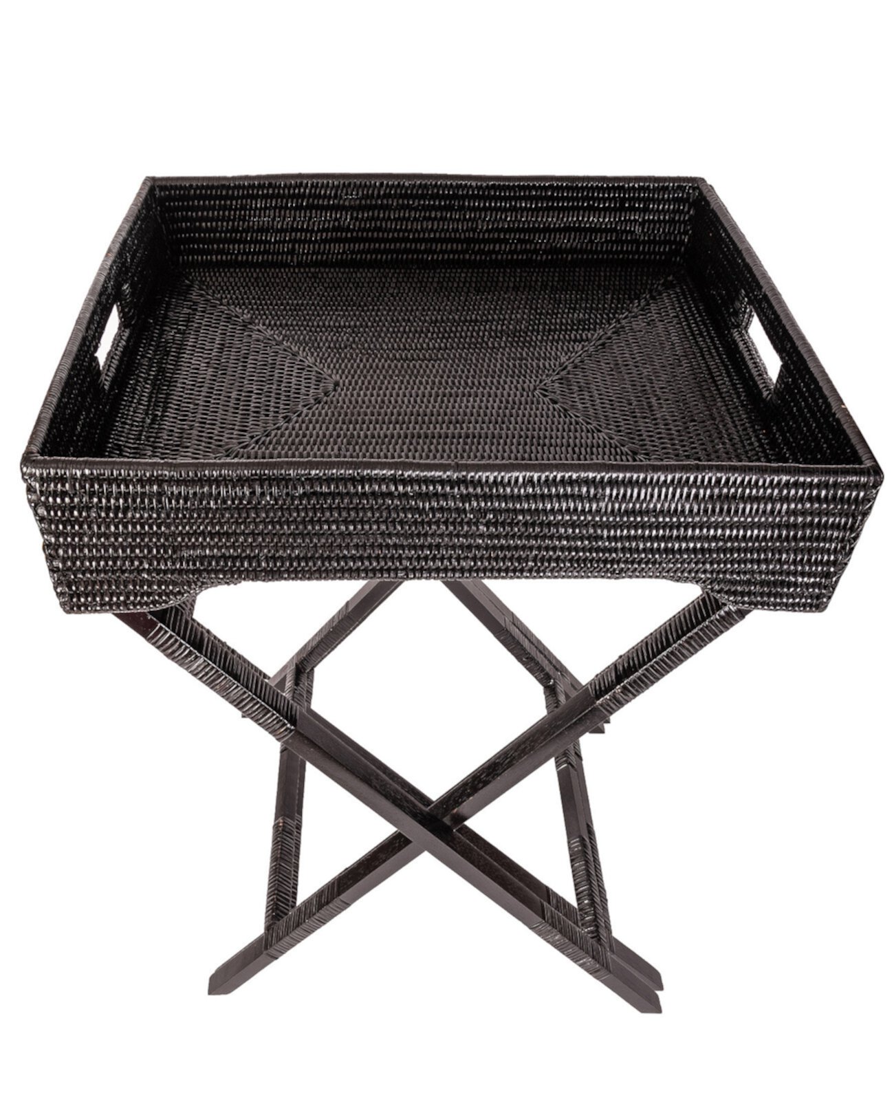 Rattan Butler Tray/Table Artifacts Trading Company