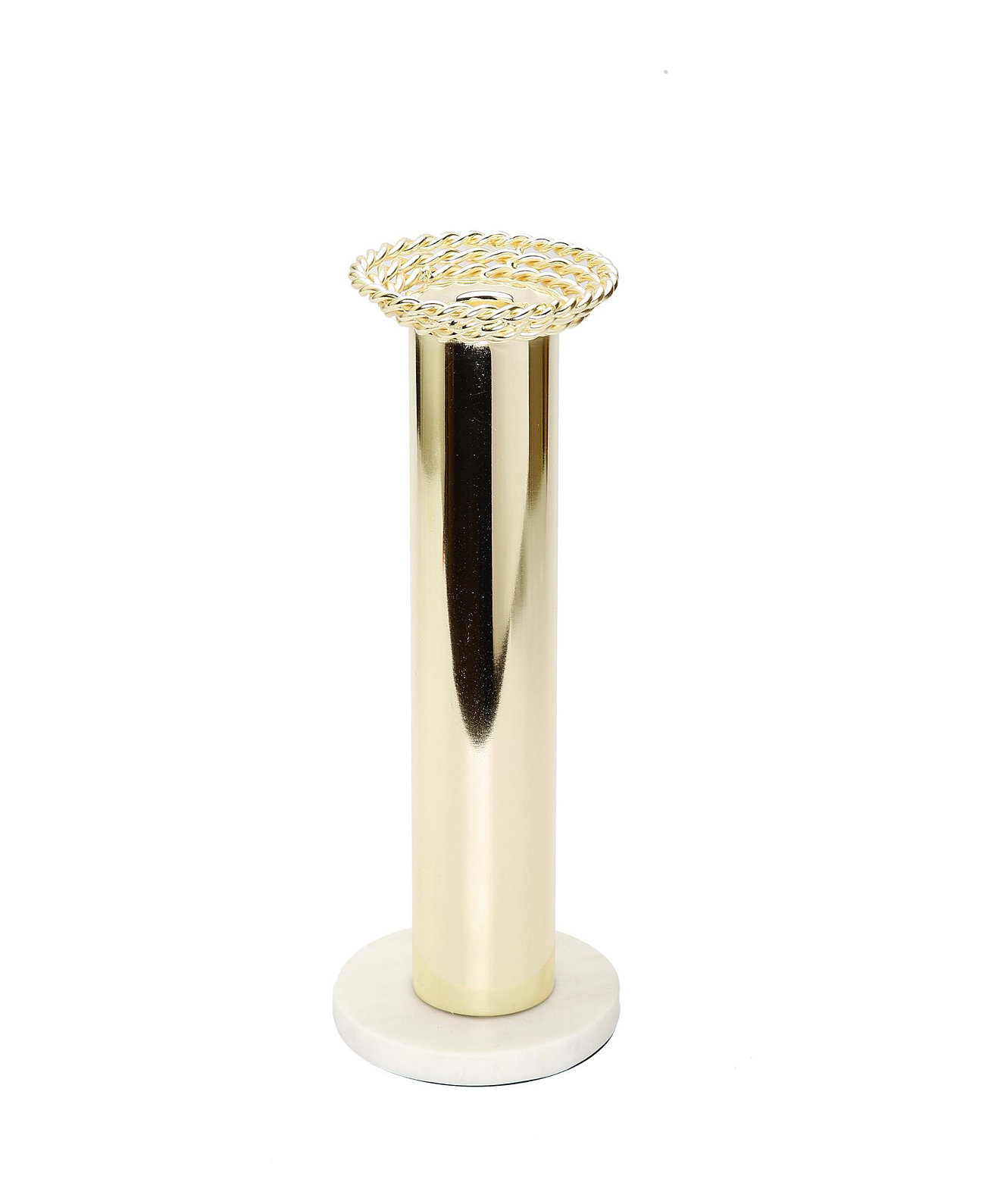 Taper 10.5" Candle Holder on Marble Base Classic Touch