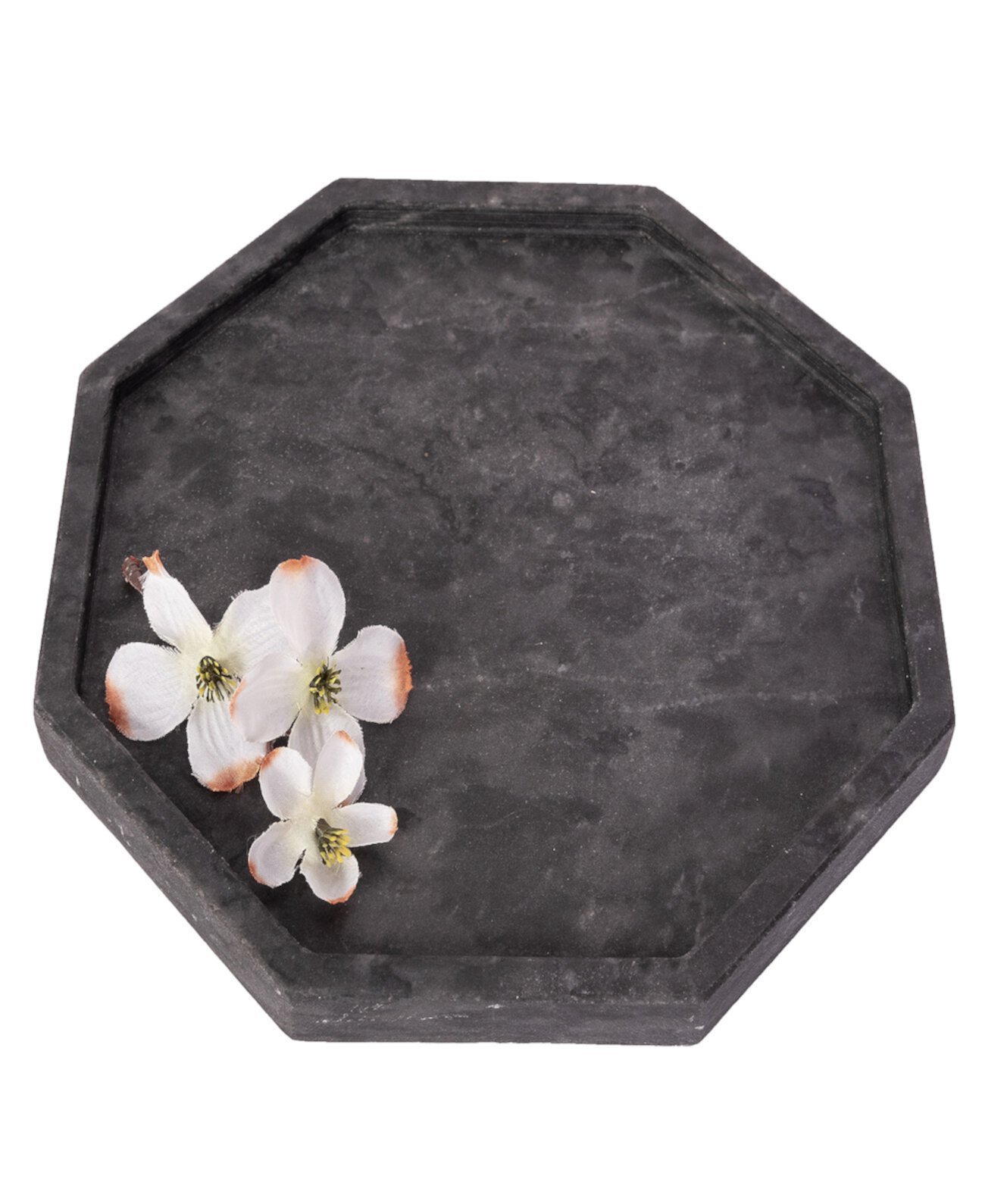 Marble Octagonal Tray, 10" x 0.3" Artifacts Trading Company