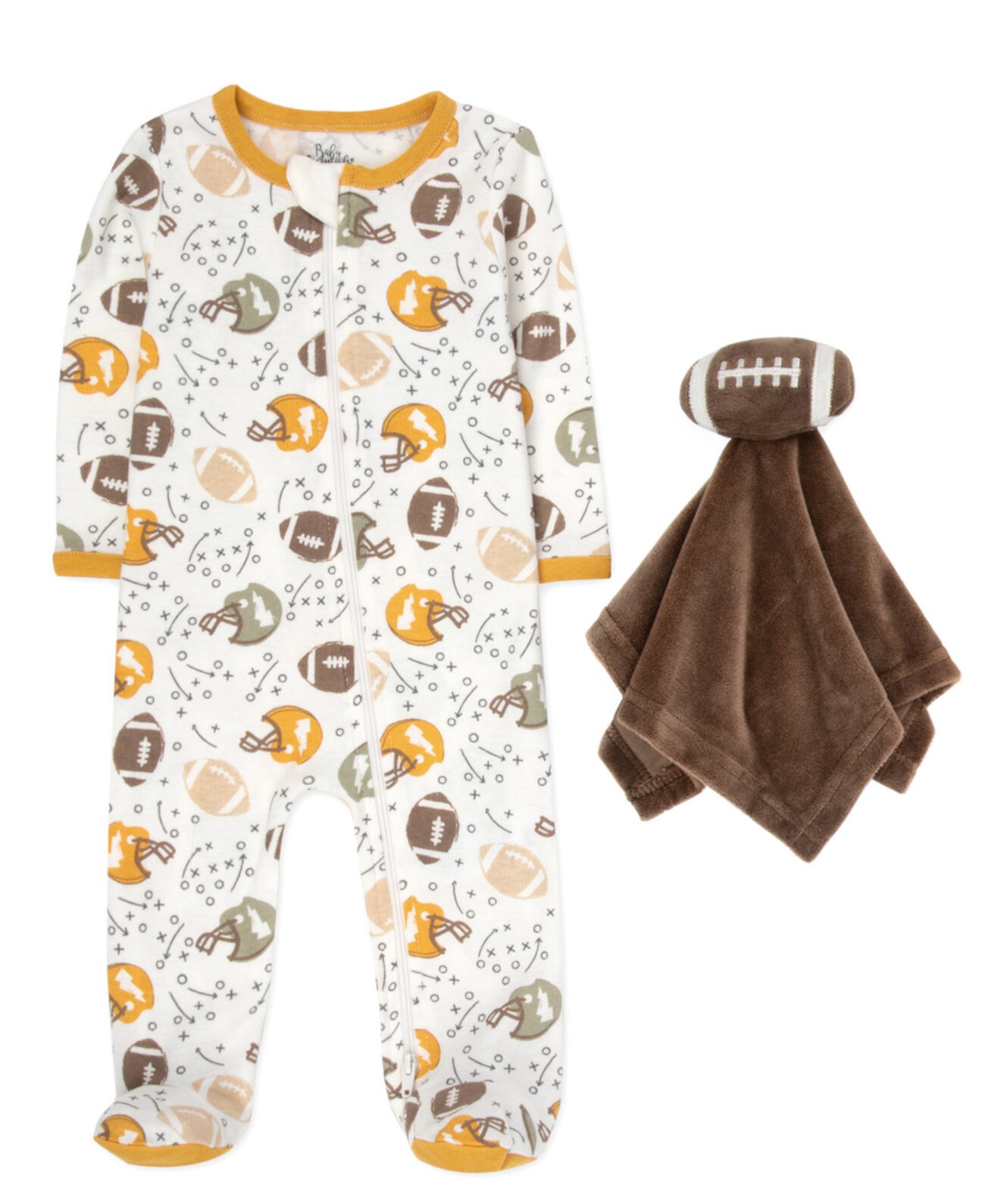 Детский Ромпер Baby Essentials Baby Boy Football, Комплект из 2 частей Baby Essentials