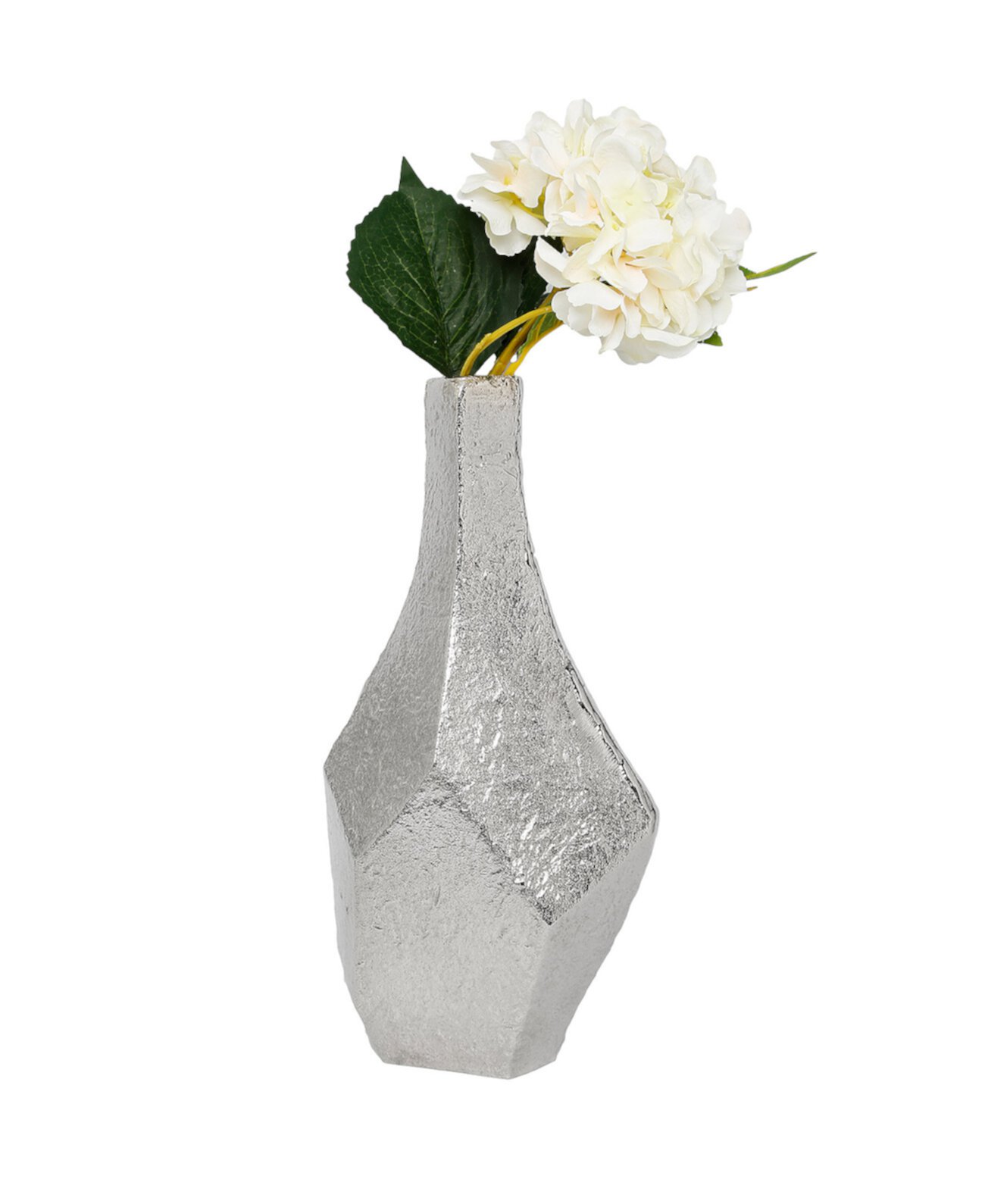 15" Raw Finish Dimensional Centerpiece Vase Classic Touch