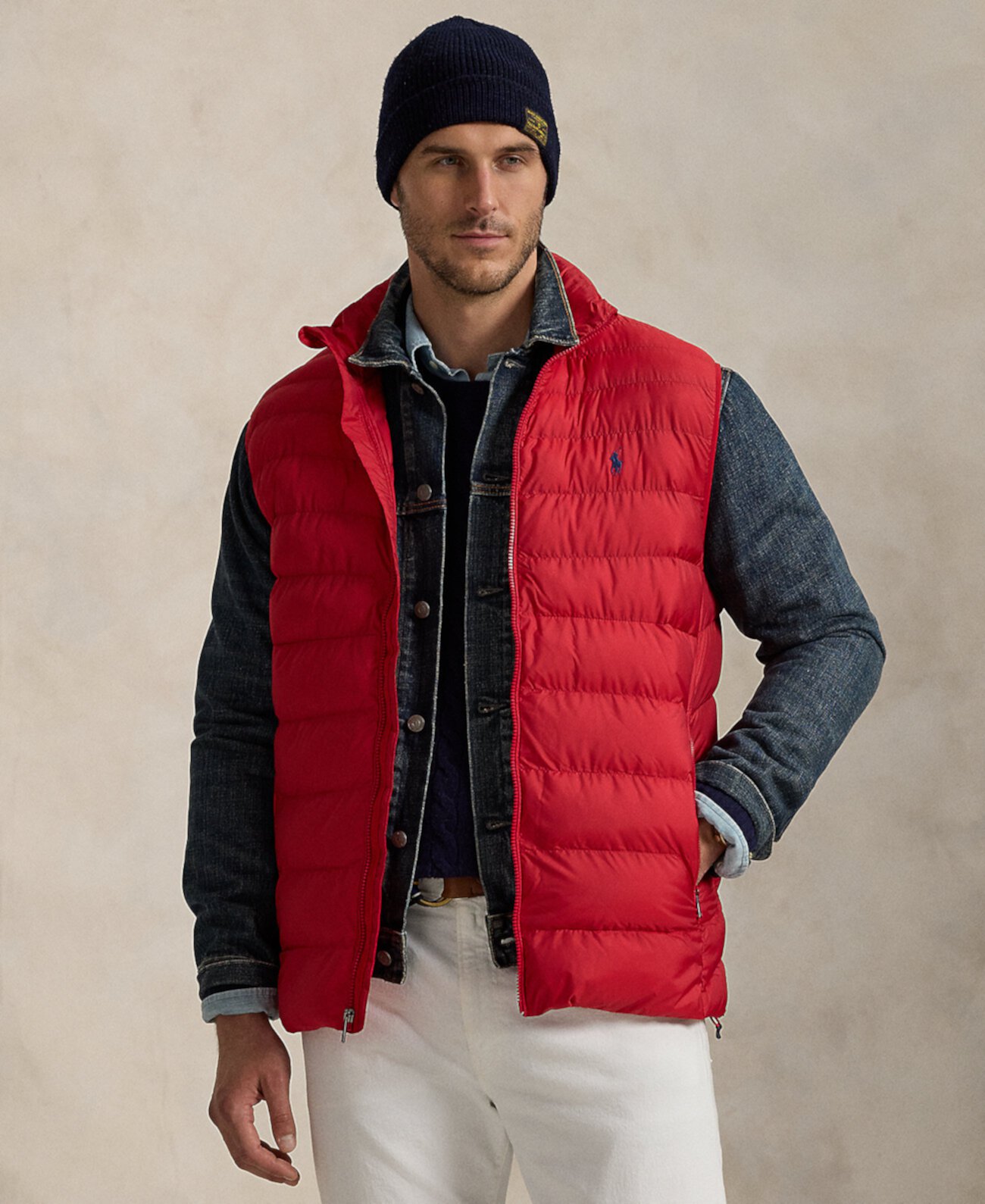 Мужской Пуховый и верхний жилет Polo Ralph Lauren The Colden Packable Polo Ralph Lauren