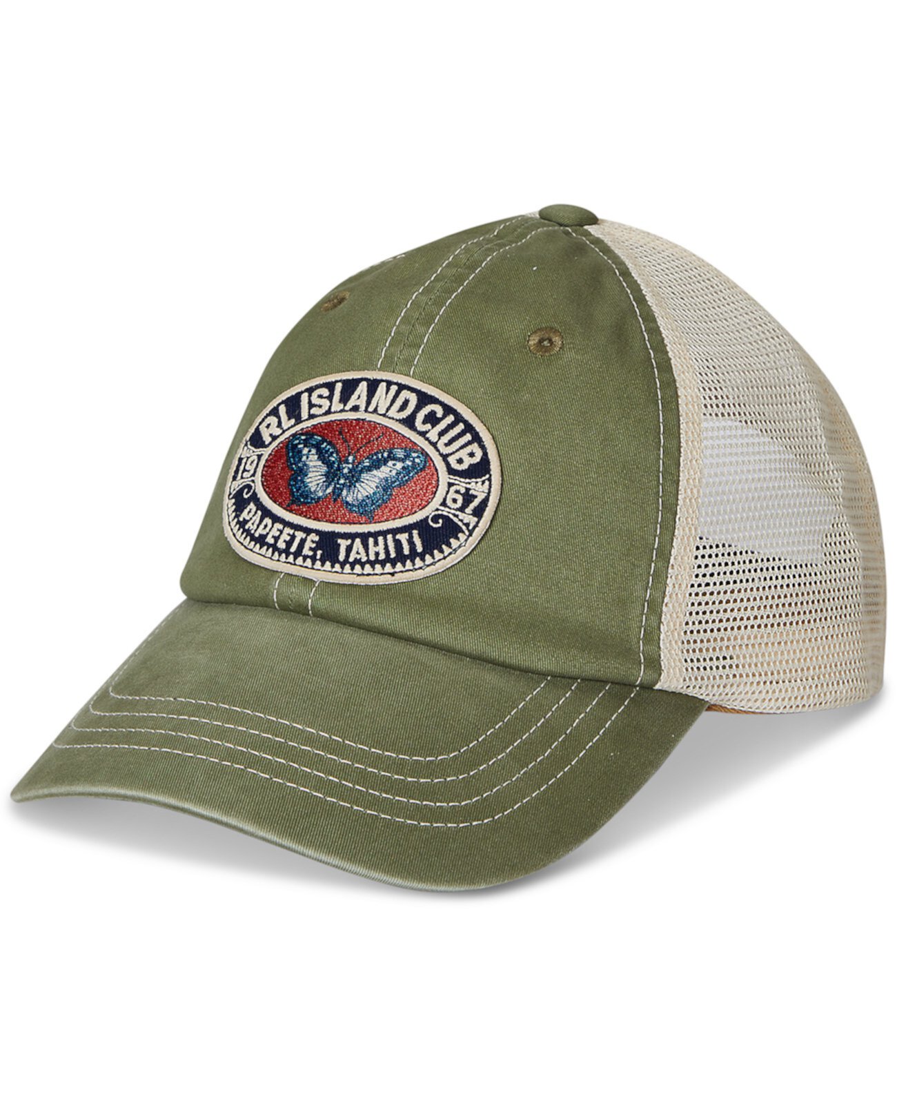 Men's Logo-Patch Twill Trucker Cap Polo Ralph Lauren