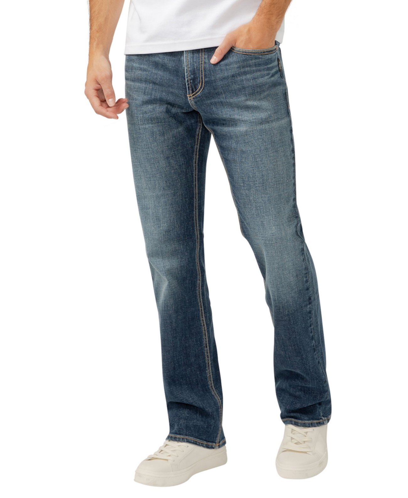 Мужские Джинсы Bootcut Silver Jeans Co. Jace Slim Fit Silver Jeans Co.