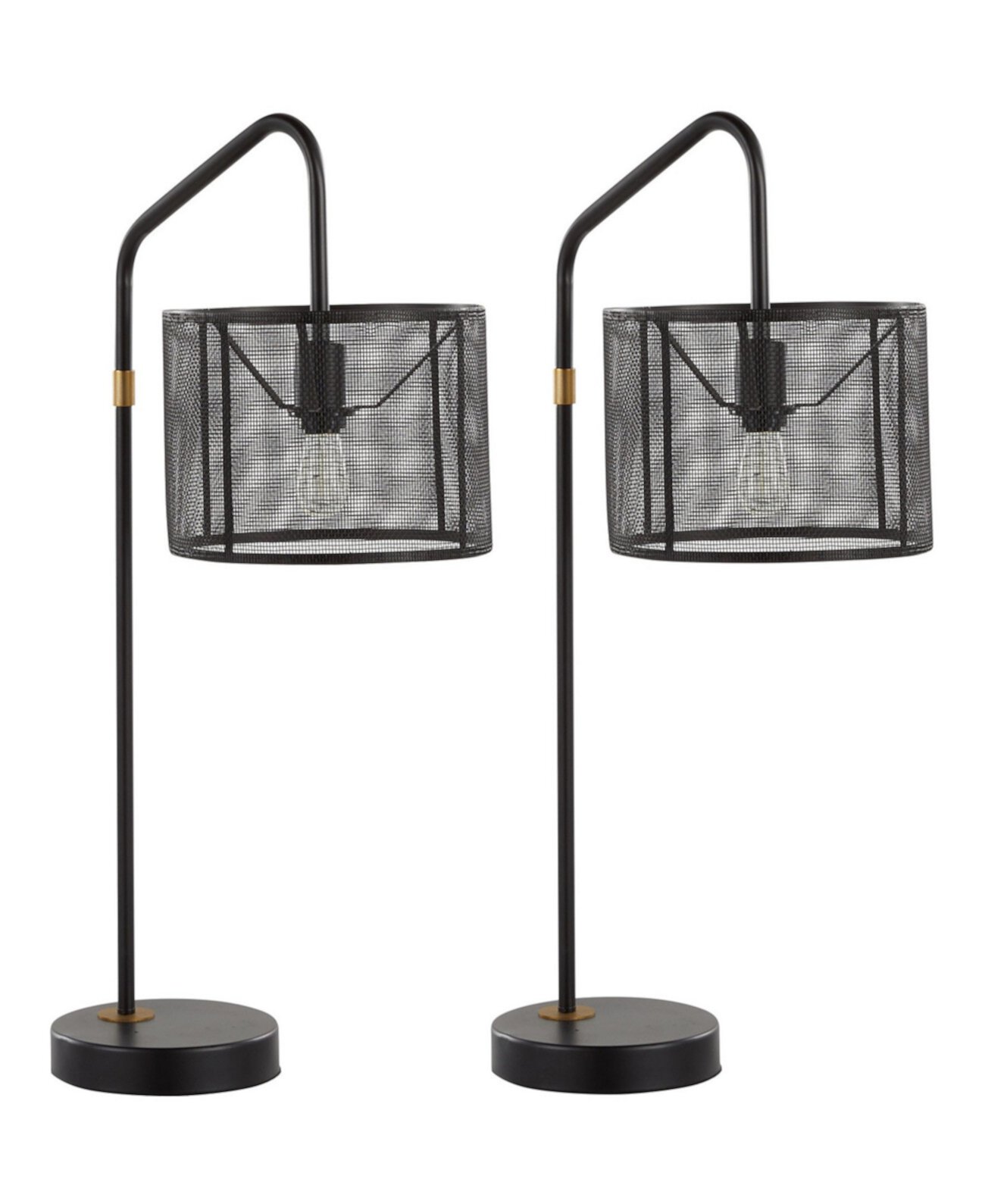 Mod Mesh 27" Contemporary Table Lamp, Set of 2 Lumisource