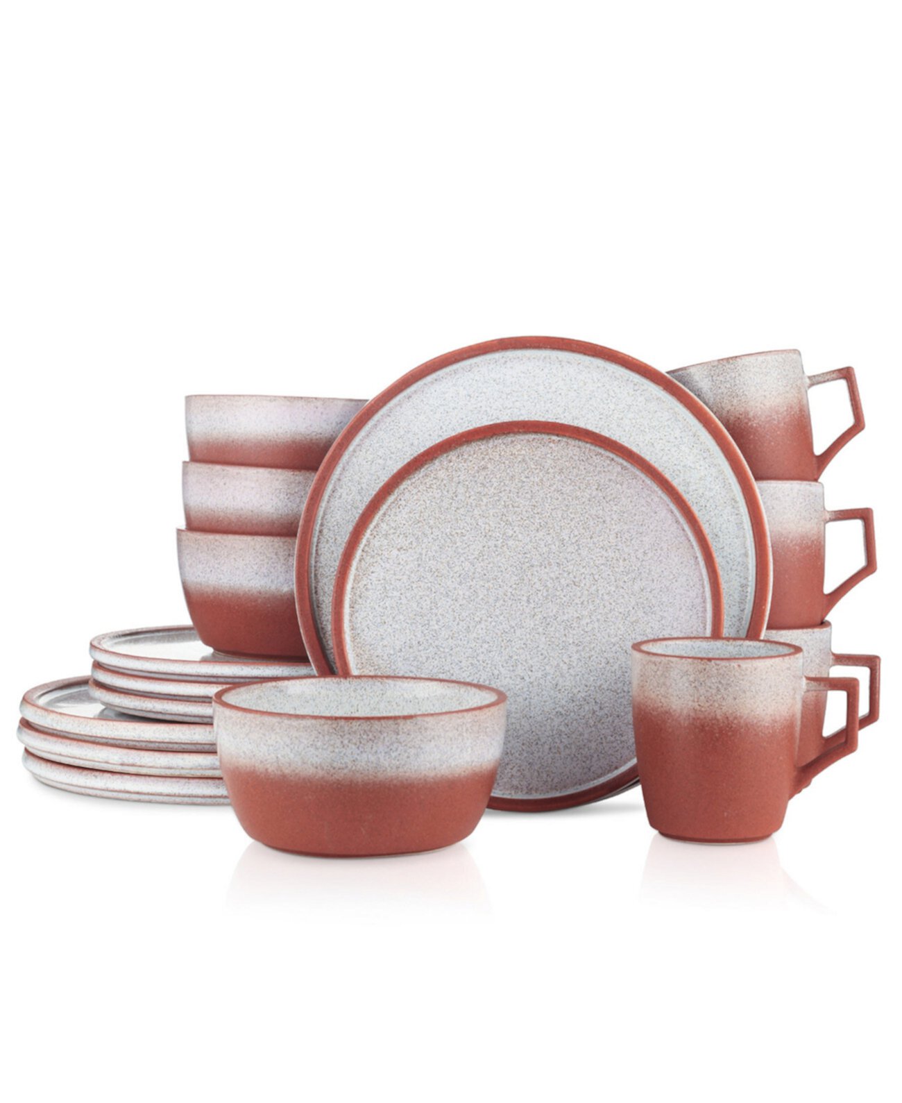 Vince 16 Pc. Dinnerware Set, Service for 4 Stone Lain