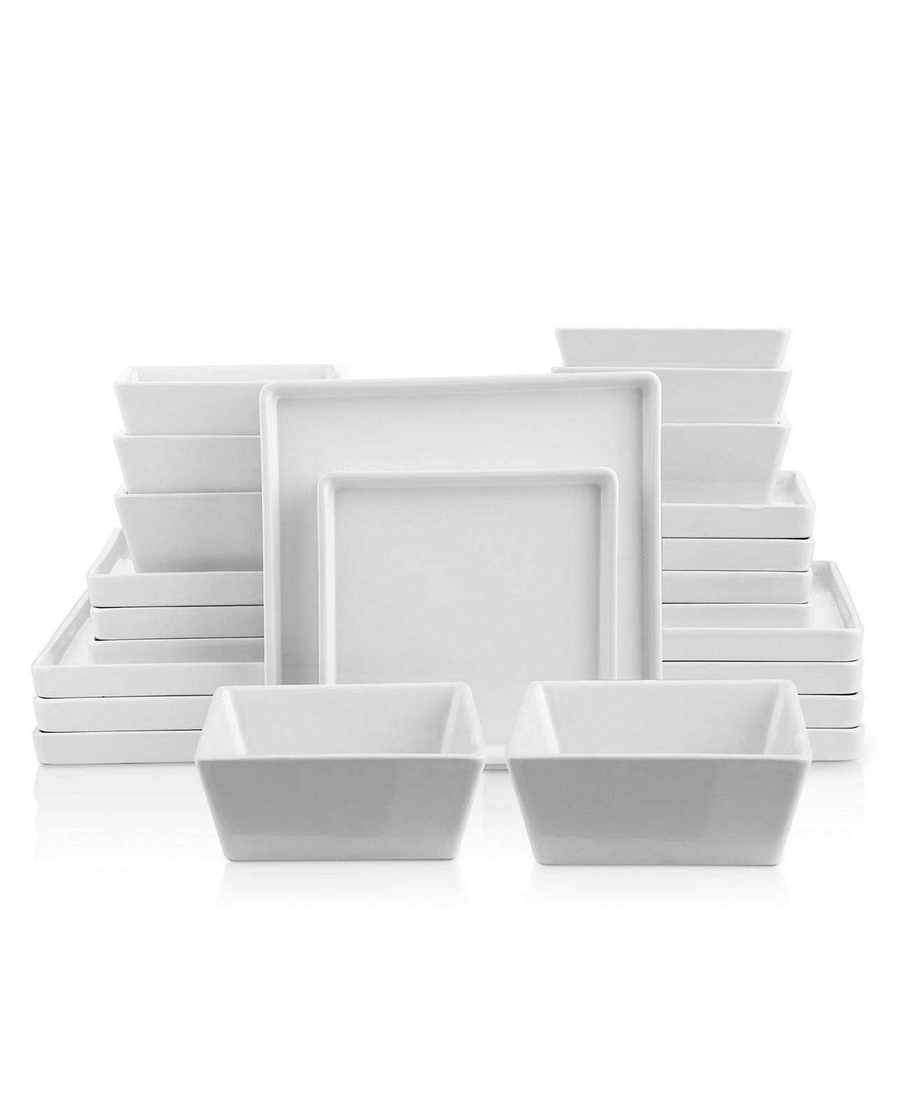 Grace 24 Pc. Dinnerware Set, Service for 8 Stone Lain