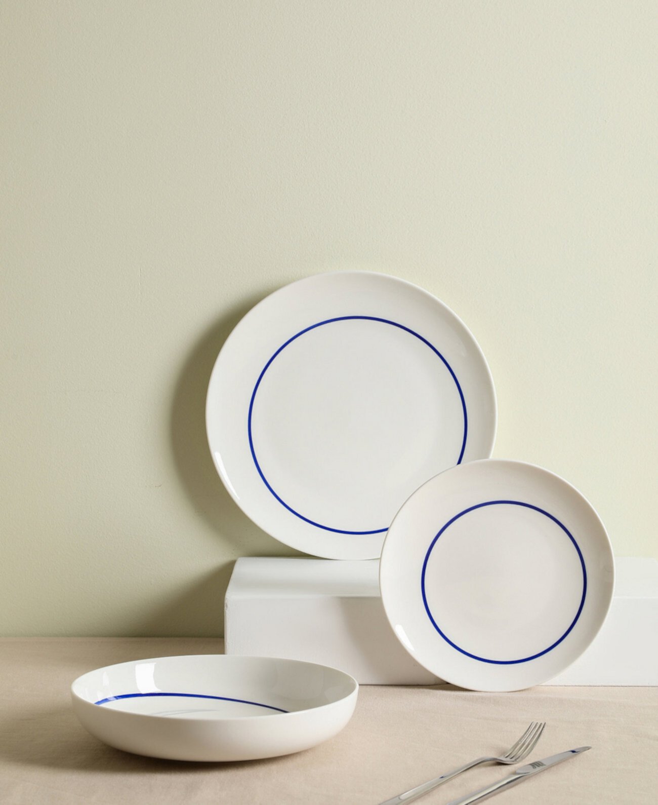 Luna 12 Pc. Dinnerware Set, Service for 4 Stone Lain