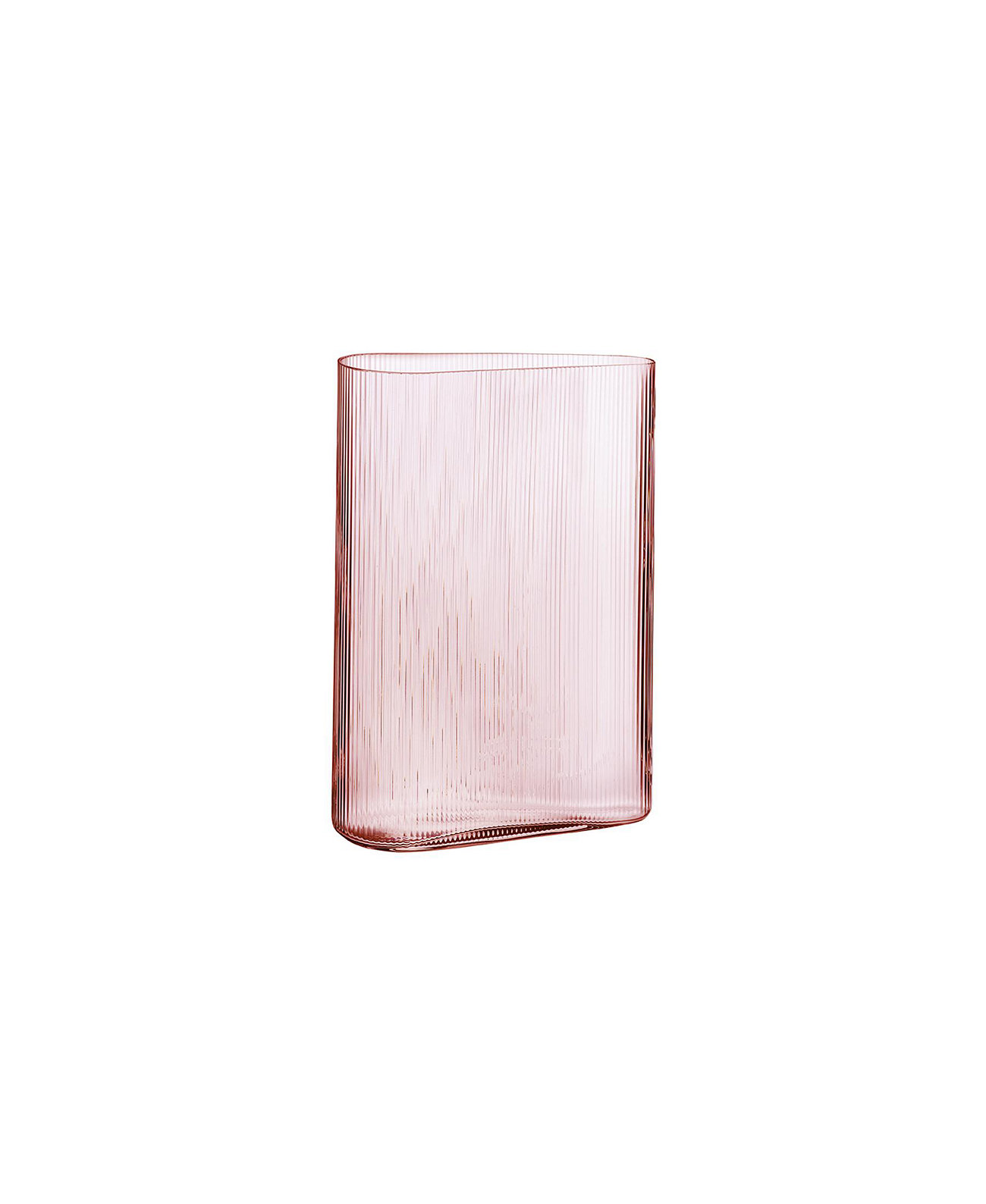 Mist Short Vase Nude Glass