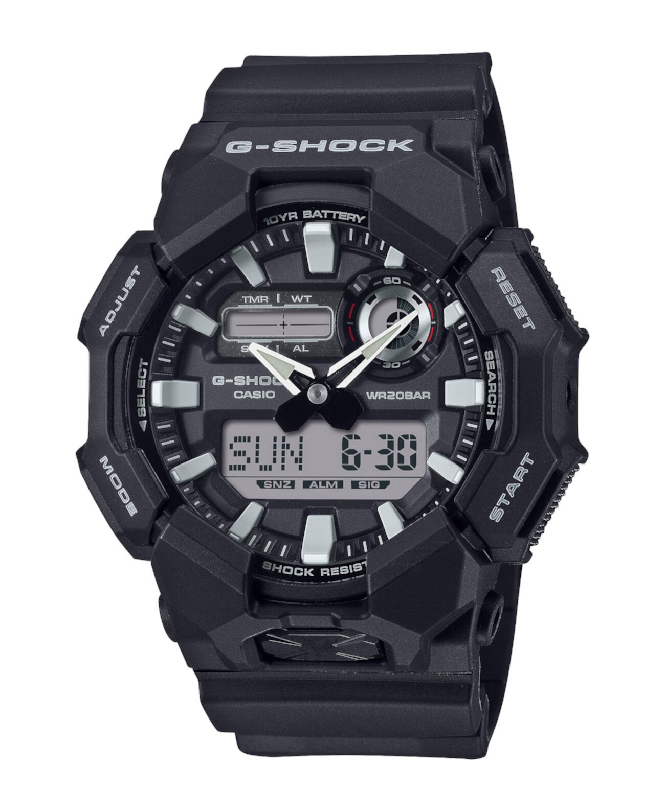 Механические часы G-Shock Мужские черные из смолы, 52.0мм G-Shock