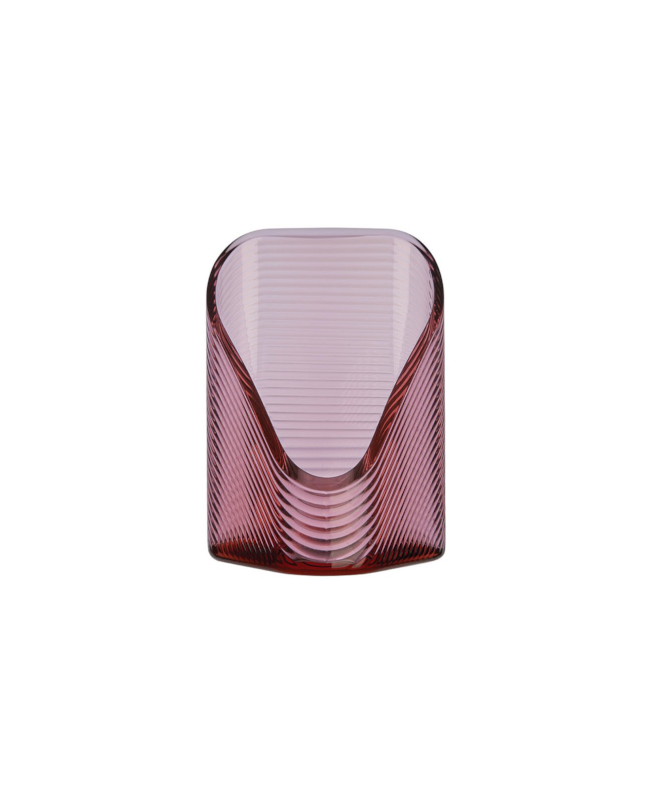 Mist Tea Light Holder Nude Glass