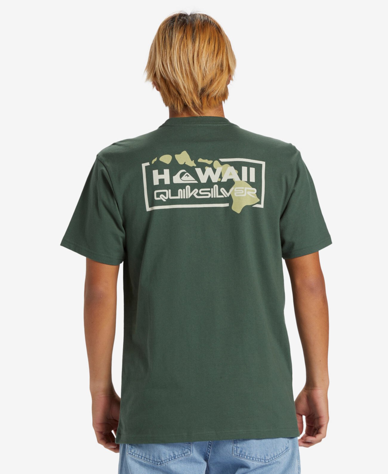 Футболка мужская Quiksilver Hawaii Island, 100% хлопок, с короткими рукавами Quiksilver