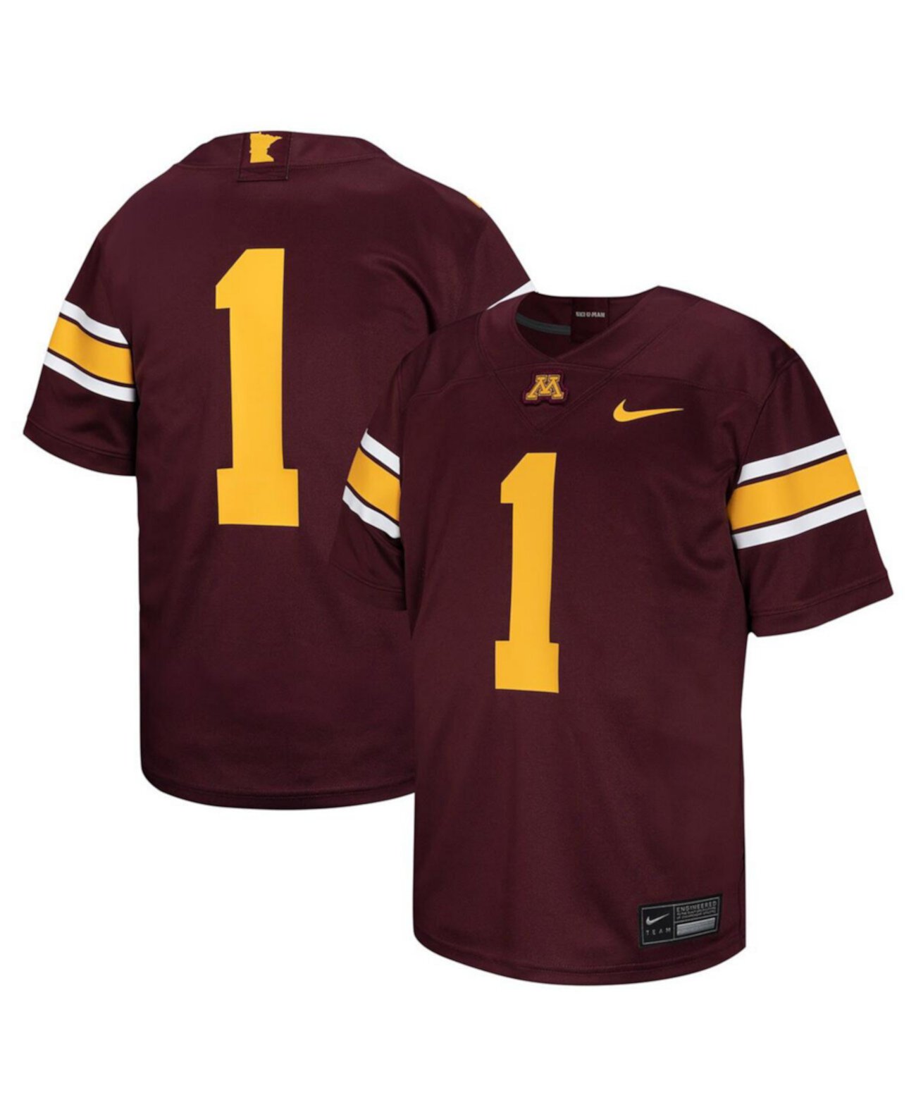 Детское Джерси Nike 1 Maroon Minnesota Golden Gophers Untouchable Nike