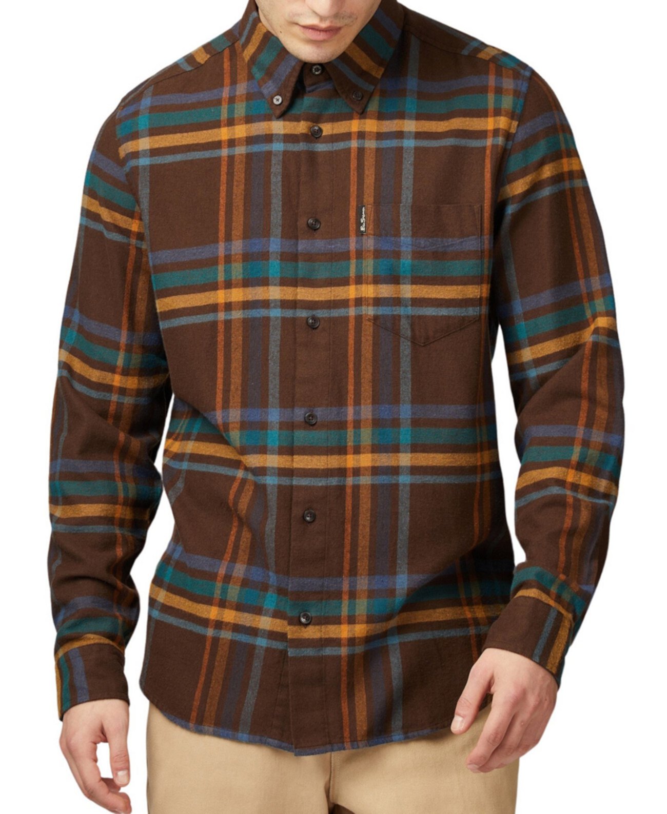 Мужская Повседневная рубашка Ben Sherman Oversized Check Ben Sherman