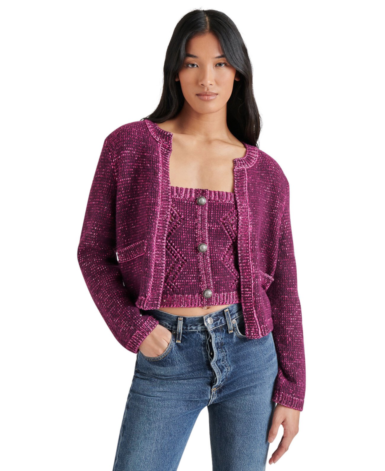 Women's Emelia Sweater Jacket Steve Madden