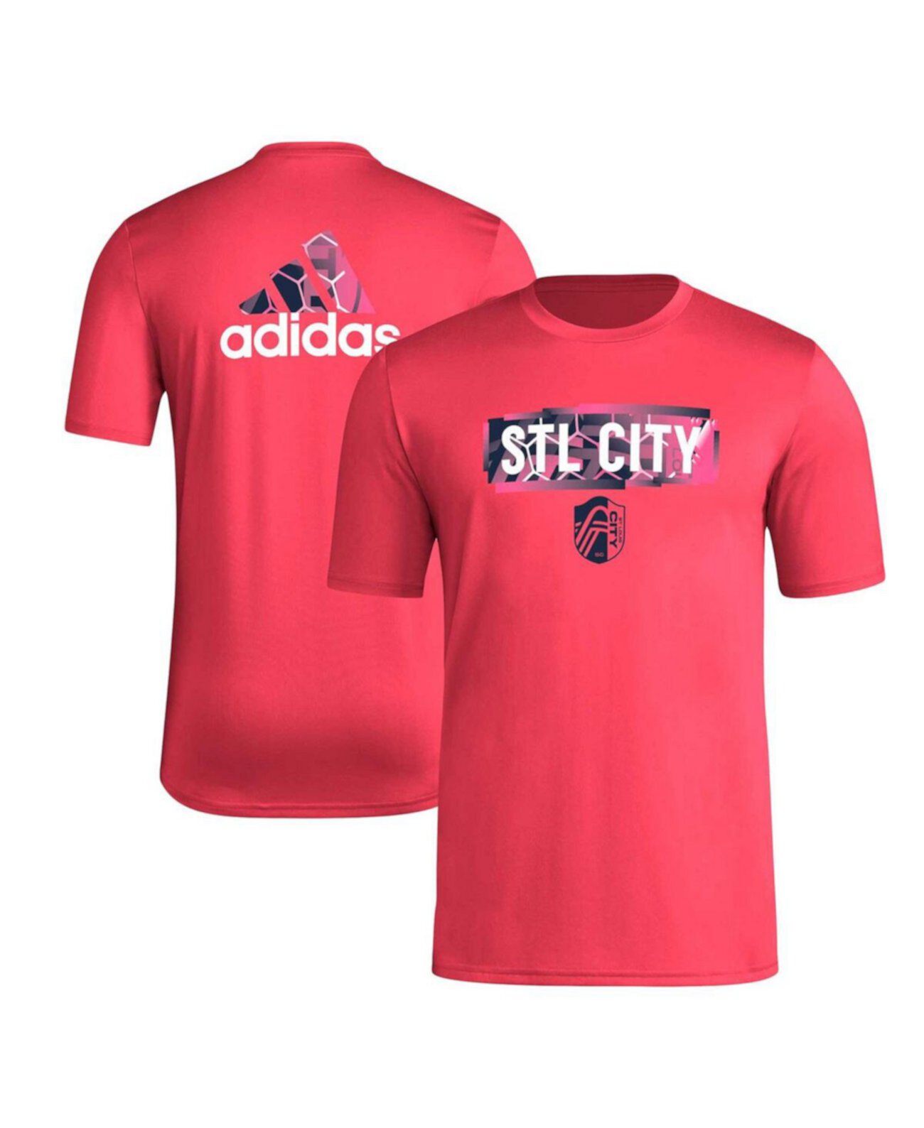 Мужская футболка St. Louis City SC Local Pop AEROREADY с коротким рукавом Adidas