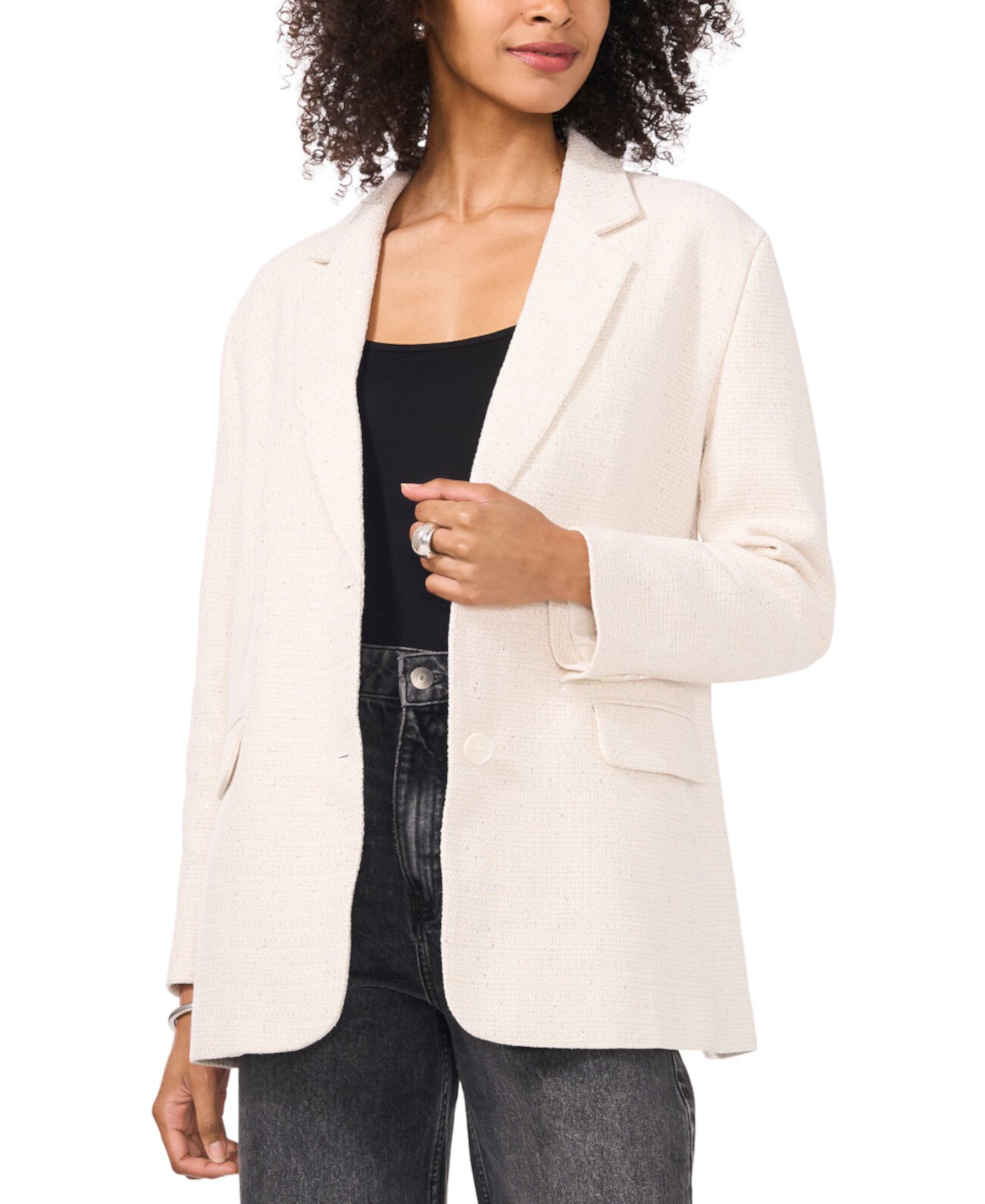 Women's Embellished Notched-Collar Blazer Vince Camuto