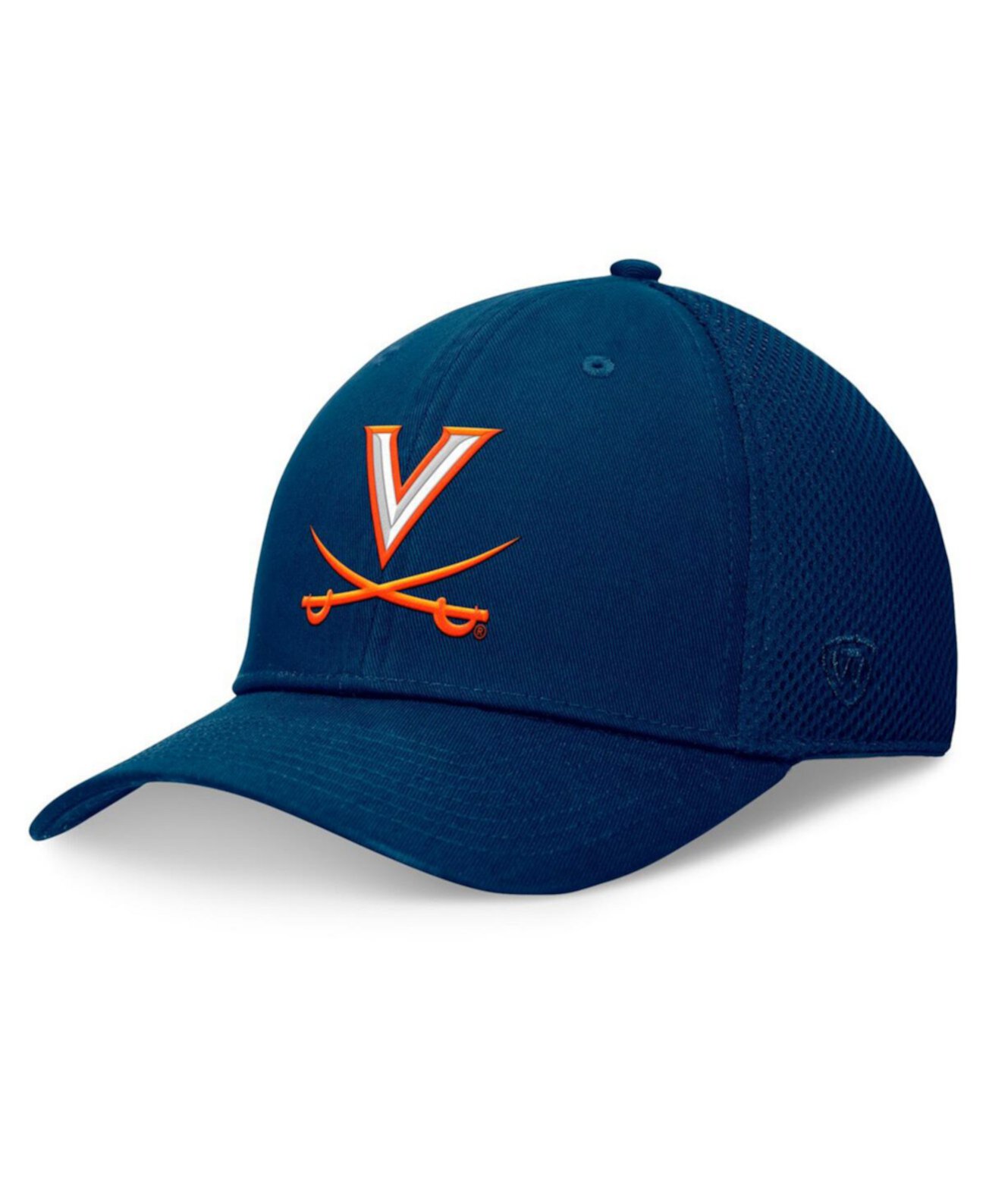 Мужская фетровая шапка Spacer Flex с логотипом Virginia Cavaliers, синяя, 6-панельная Top of the World