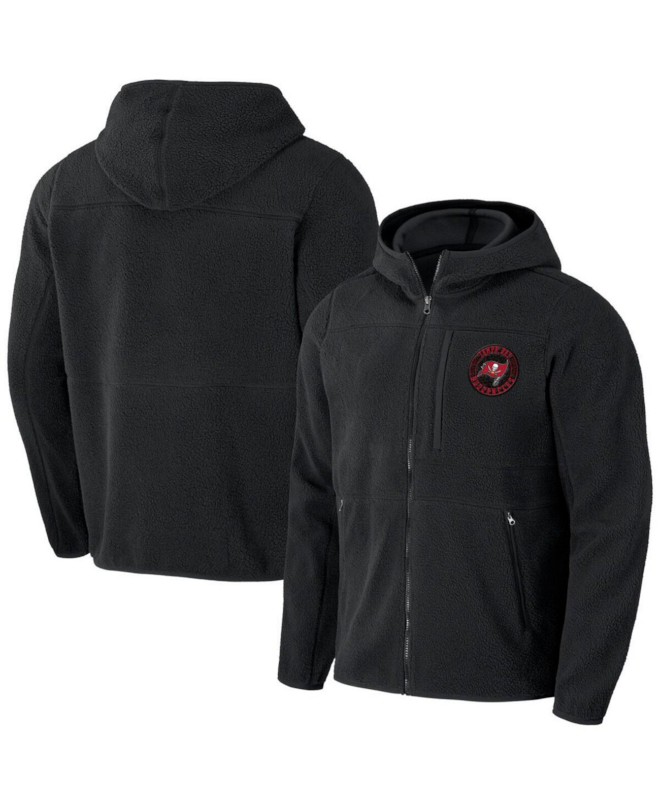 Мужское Худи Fanatics Tampa Bay Buccaneers Sherpa Full-Zip Fanatics