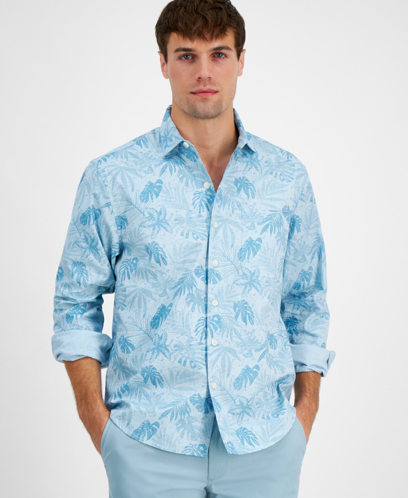 Мужская Повседневная рубашка Tommy Bahama Digital Palms Tommy Bahama