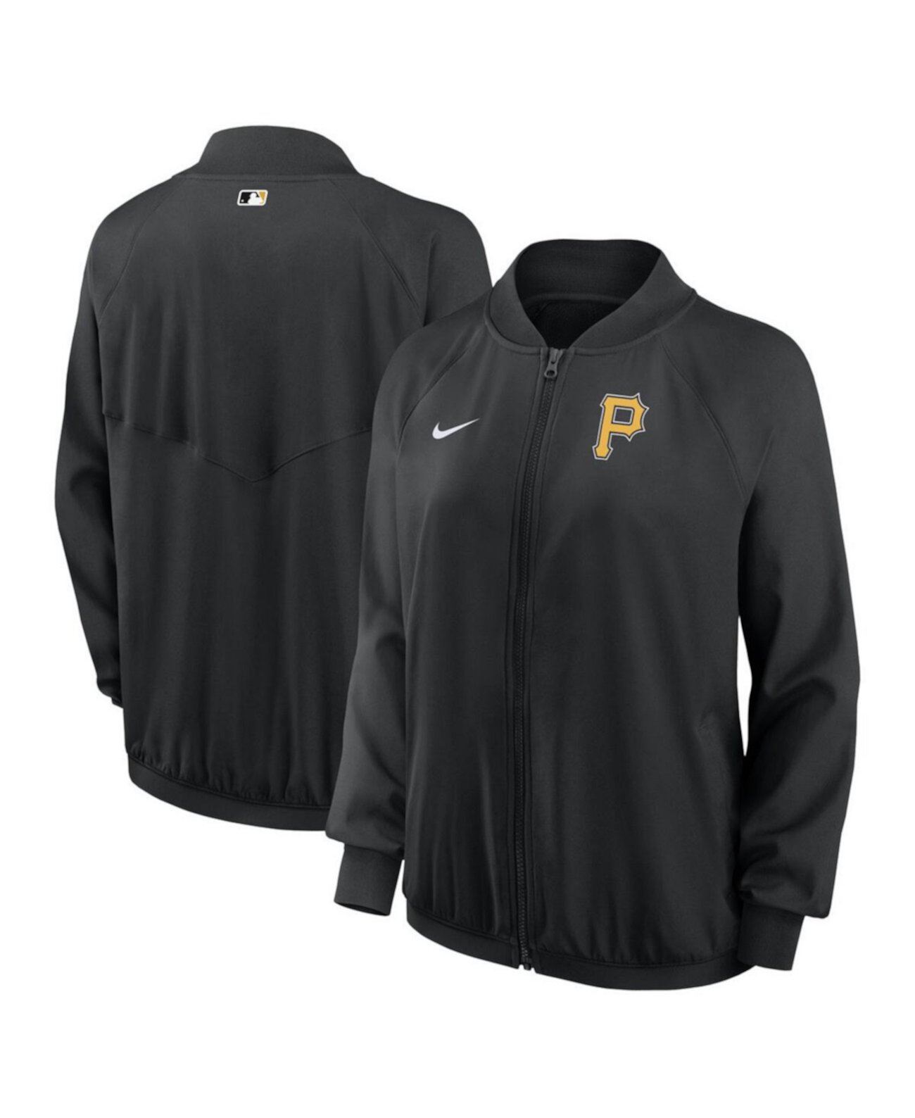 Женская черная куртка Nike Authentic Collection Pittsburgh Pirates с длинными рукавами Nike