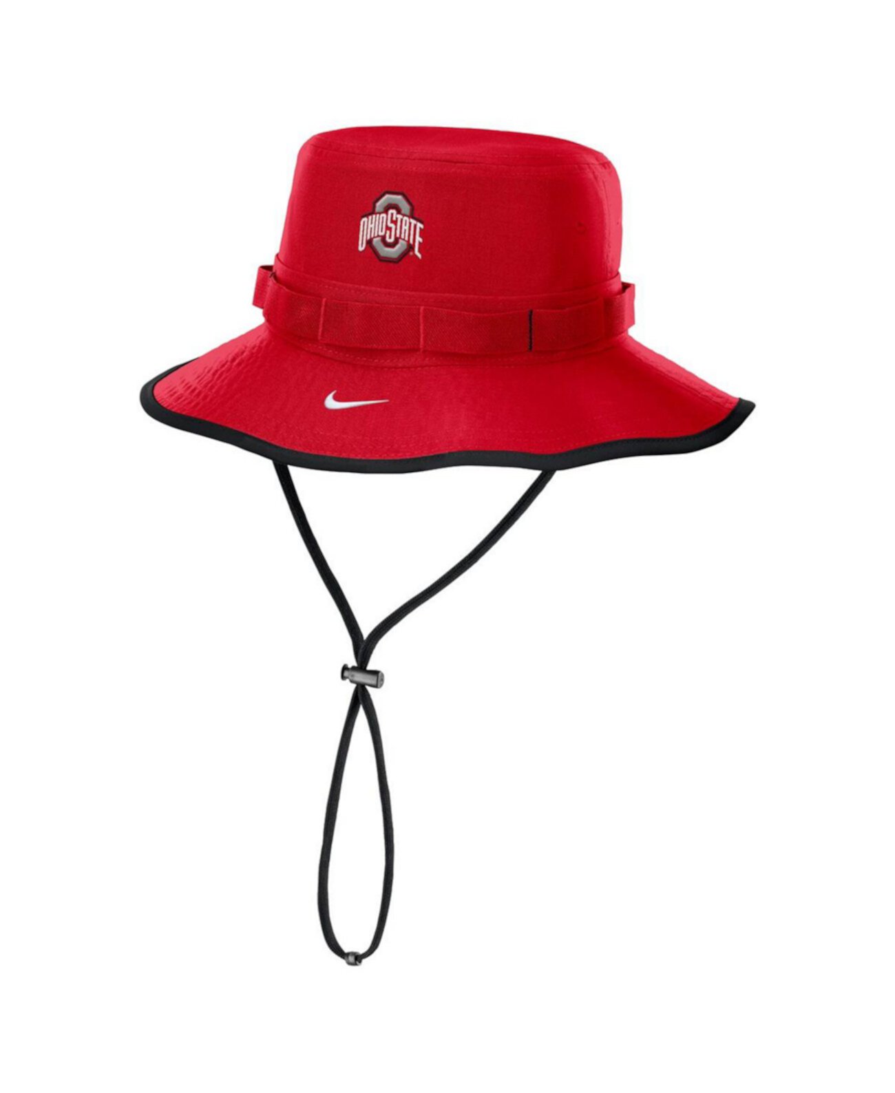 Мужская шляпа-бакет Ohio State Buckeyes 2024/25 Apex из рипстопа с регулируемым ремешком Nike