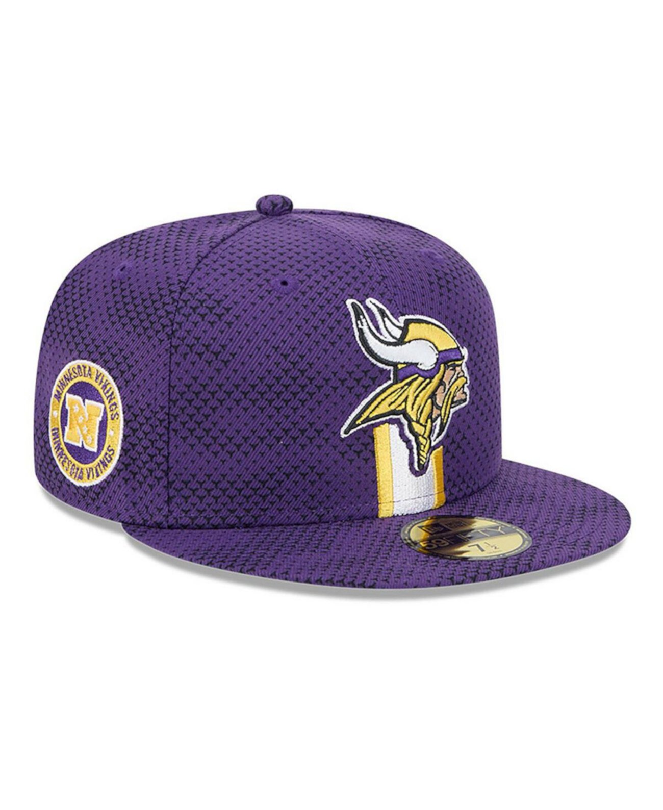 Бейсболка New Era Мужская Фиолетовая Minnesota Vikings 2024 Sideline 59FIFTY New Era