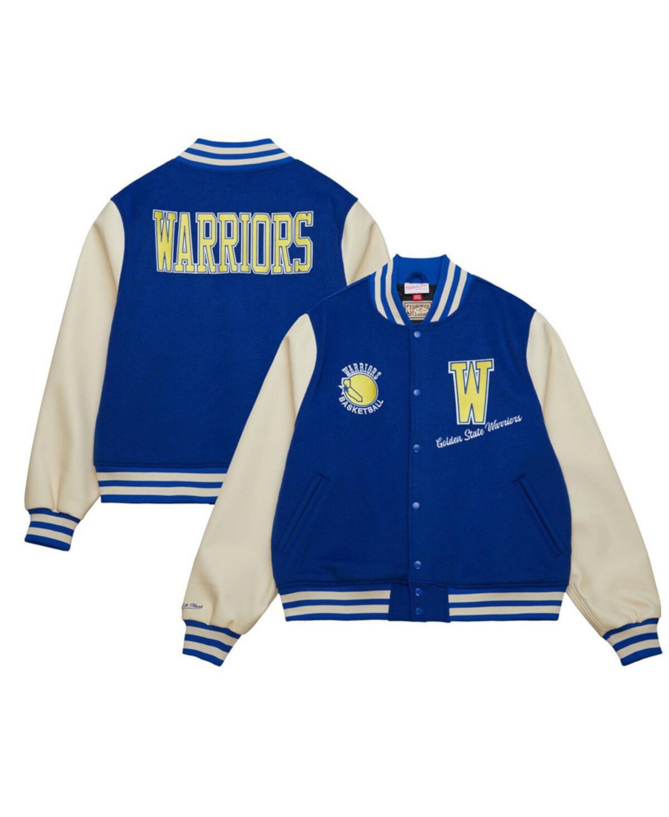 Мужская Повседневная куртка Mitchell & Ness Hardwood Classics Varsity Full-Snap Mitchell & Ness