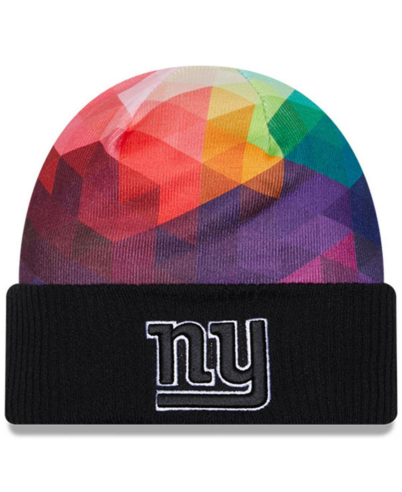 Кепка New Era Черная New York Giants 2023 NFL Crucial Catch с отворотом New Era