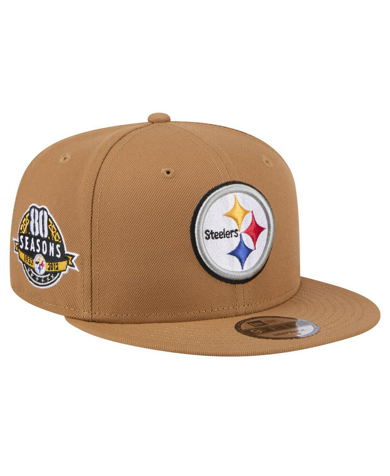 Кепка New Era 9FIFTY Snapback Коричневая Pittsburgh Steelers Color Pack Side Patch New Era