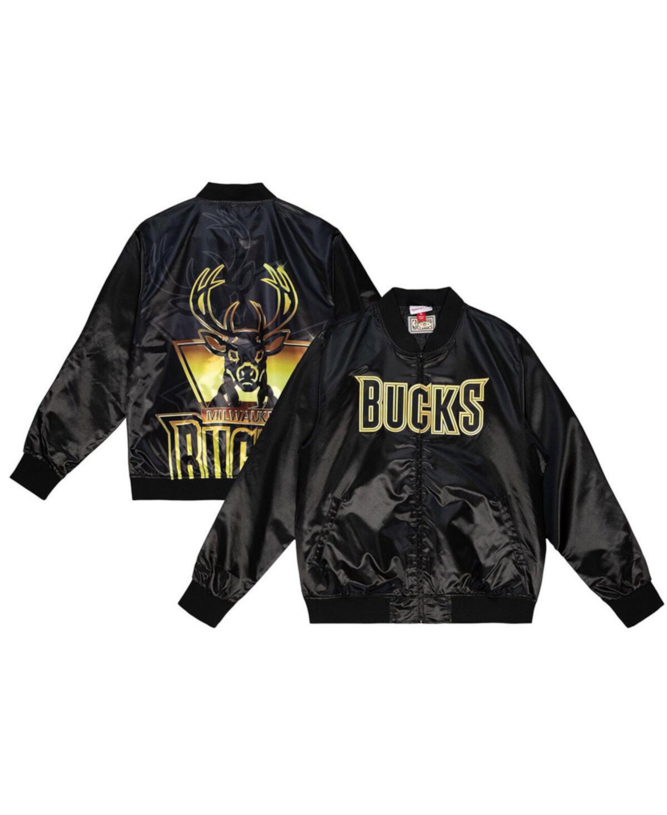 Мужская Повседневная куртка Mitchell & Ness Hardwood Classics Big Face 4.0 Satin Mitchell & Ness