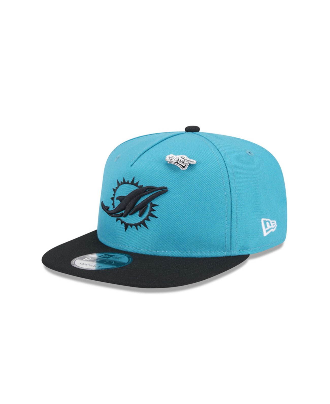 Бейсболка New Era Teal Miami Dolphins 2024 Inspire Change A-Frame 9FIFTY Snapback New Era