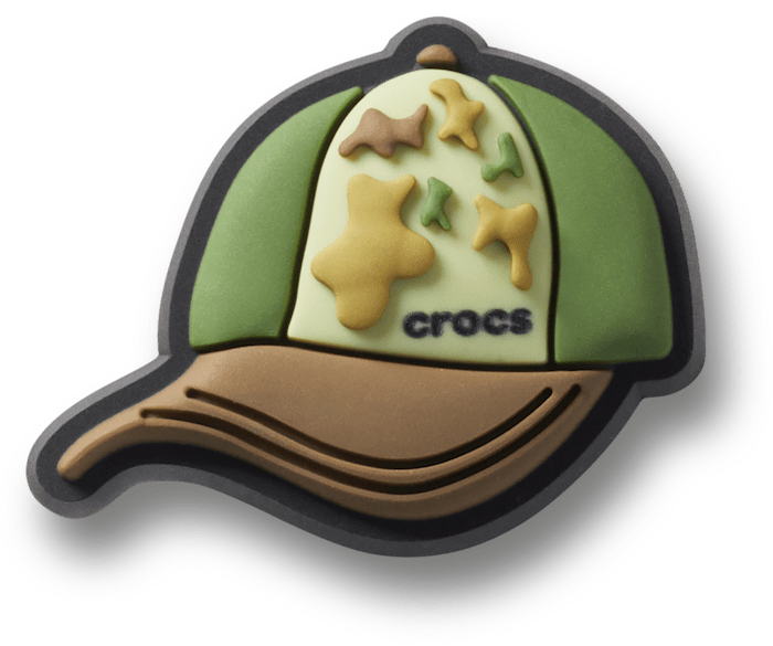 Унисекс Джиббитсы для кроксов Crocs Camo Hat Crocs