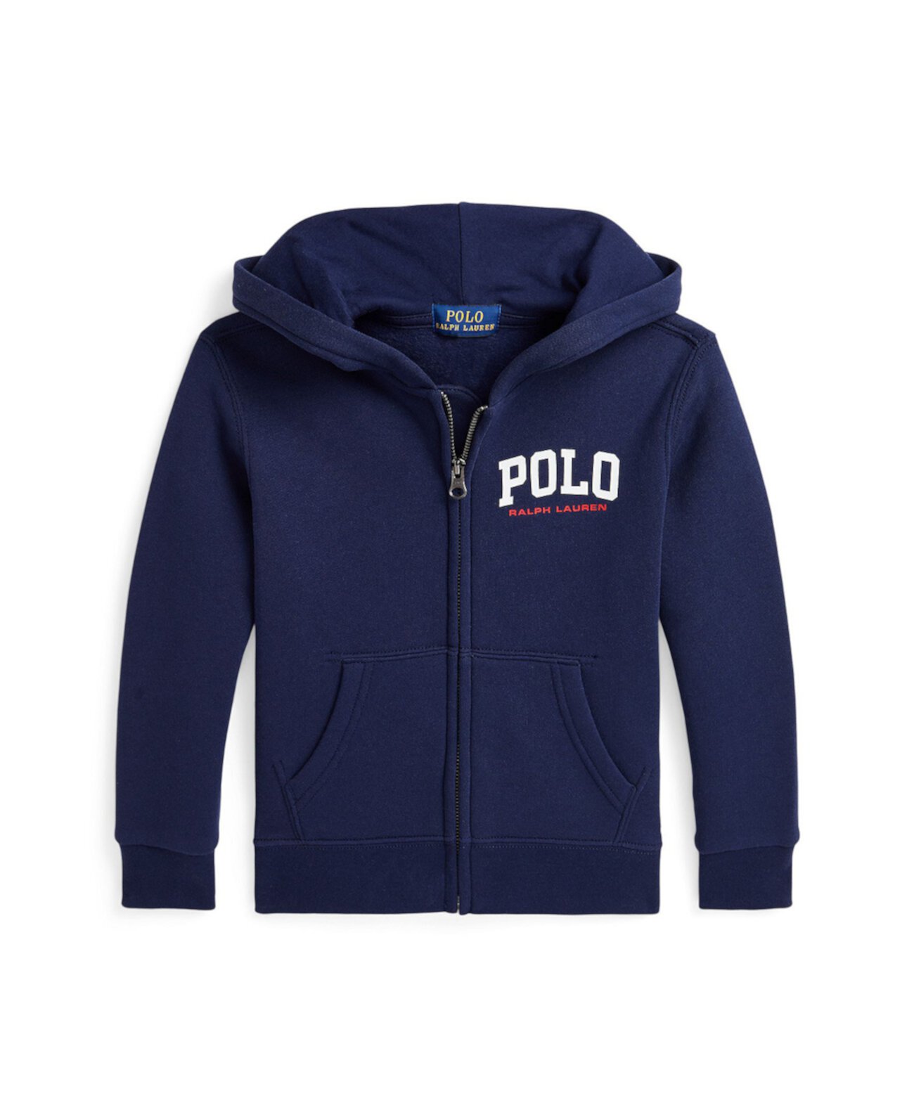 Детское хлопковое худи с капюшоном и логотипом Polo Ralph Lauren Polo Ralph Lauren