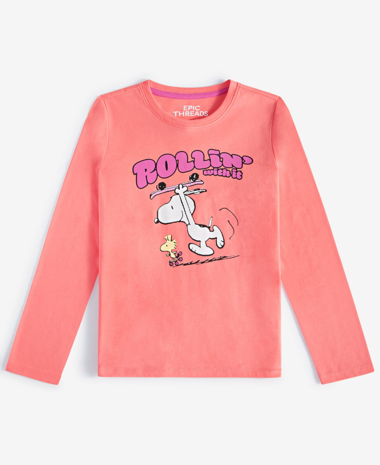 Детская Футболка Epic Threads Rollin' With It Snoopy & Woodstock Epic Threads