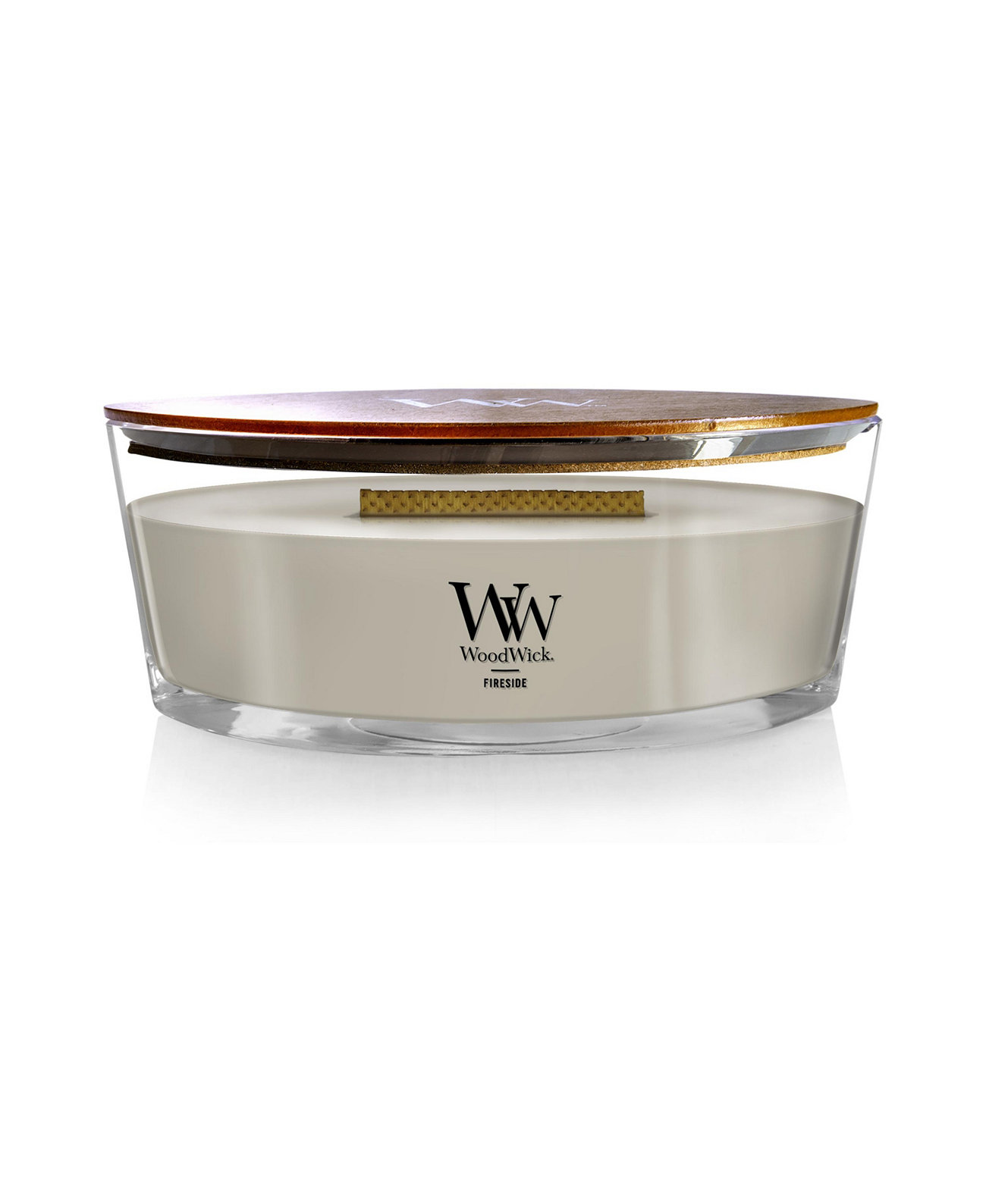 WoodWick Fireside Ellipse Candle, 16 oz. WoodWick