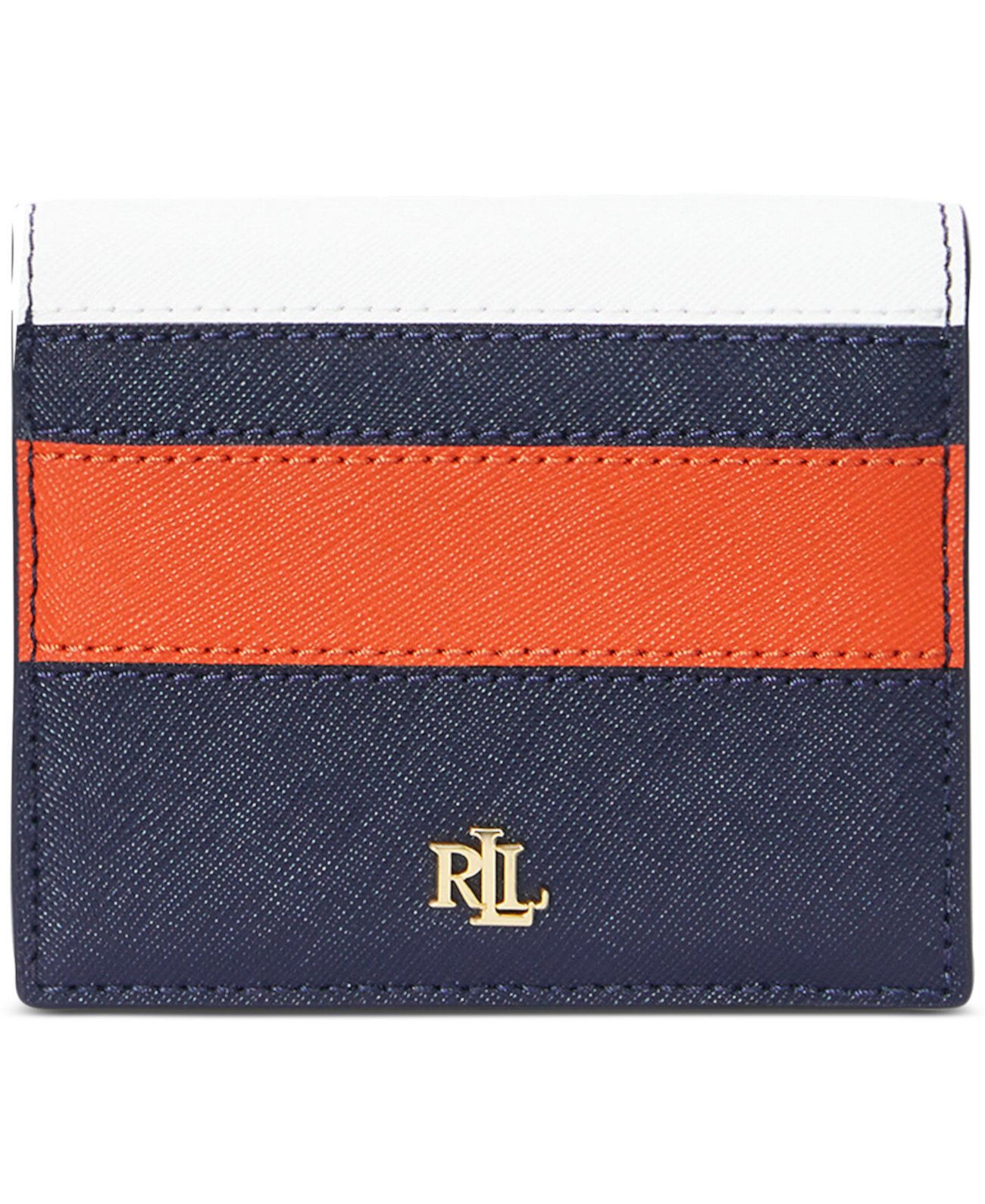 Бумажник LAUREN Ralph Lauren Crosshatch Leather Compact LAUREN Ralph Lauren