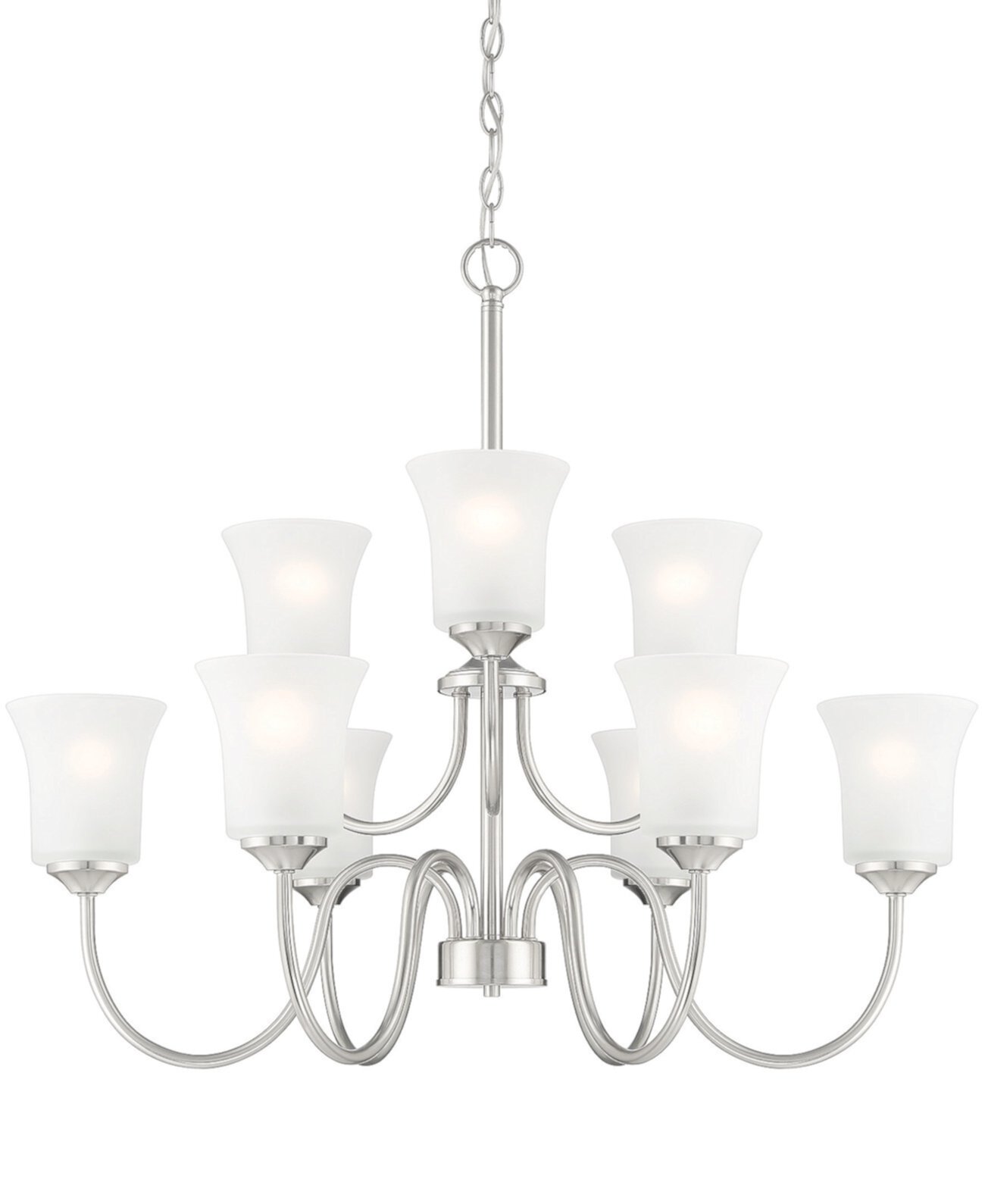 Bronson 30" Metal 9 Light Chandelier Designer's Fountain