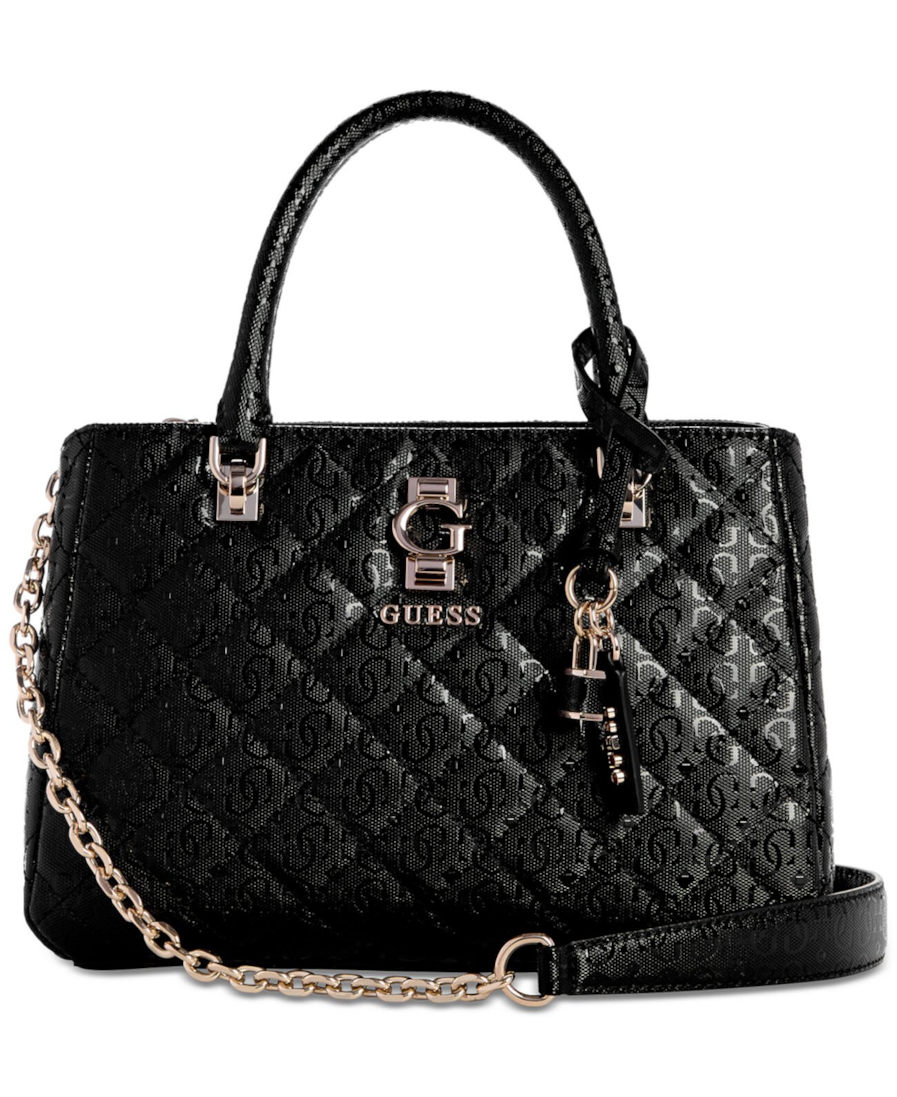 Bessey Luxury Quilted Satchel GUESS