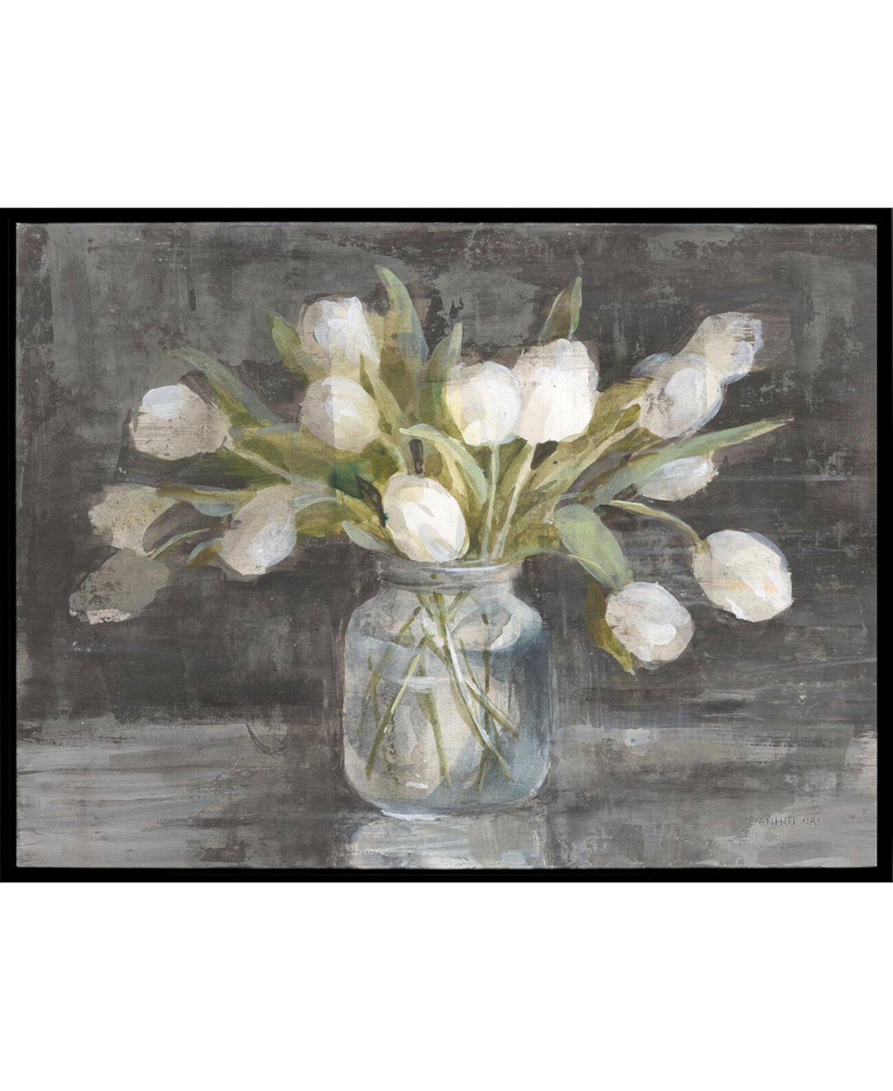 April Tulips Canvas Pukka