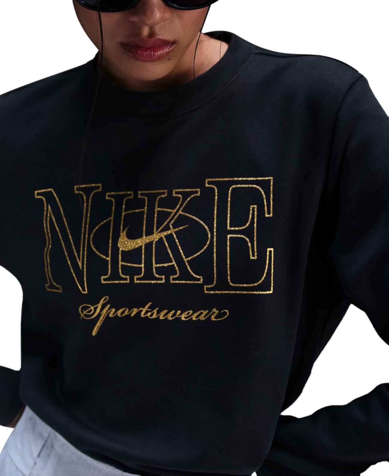 Женское Худи Nike Sportswear Club Fleece Crewneck Nike