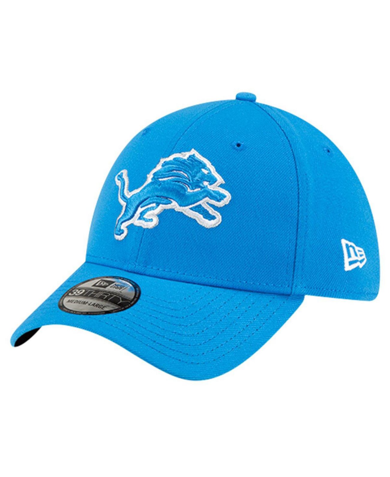 Бейсболка New Era Мужская синяя с логотипом Detroit Lions Classic 39THIRTY New Era