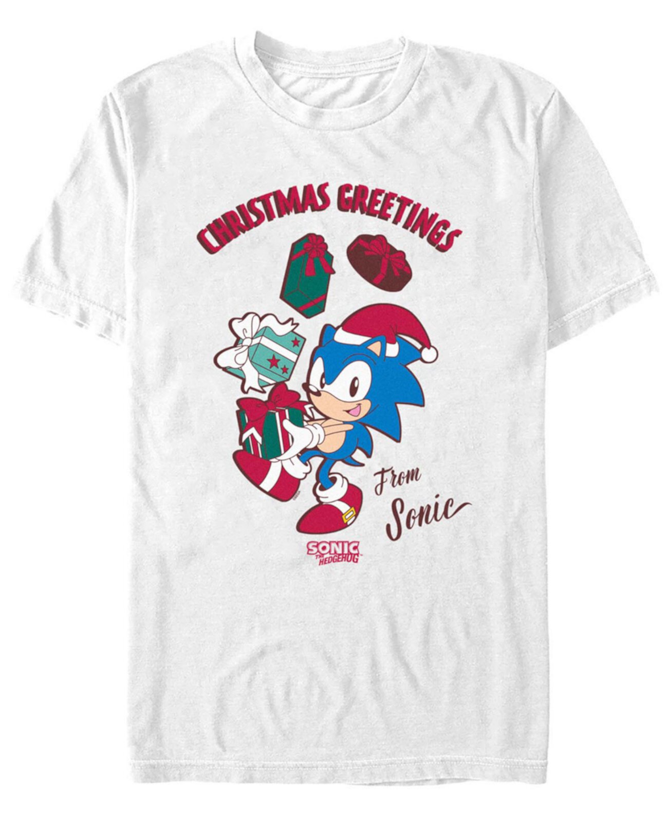 Мужская Футболка FIFTH SUN Merry Christmas Sonic FIFTH SUN