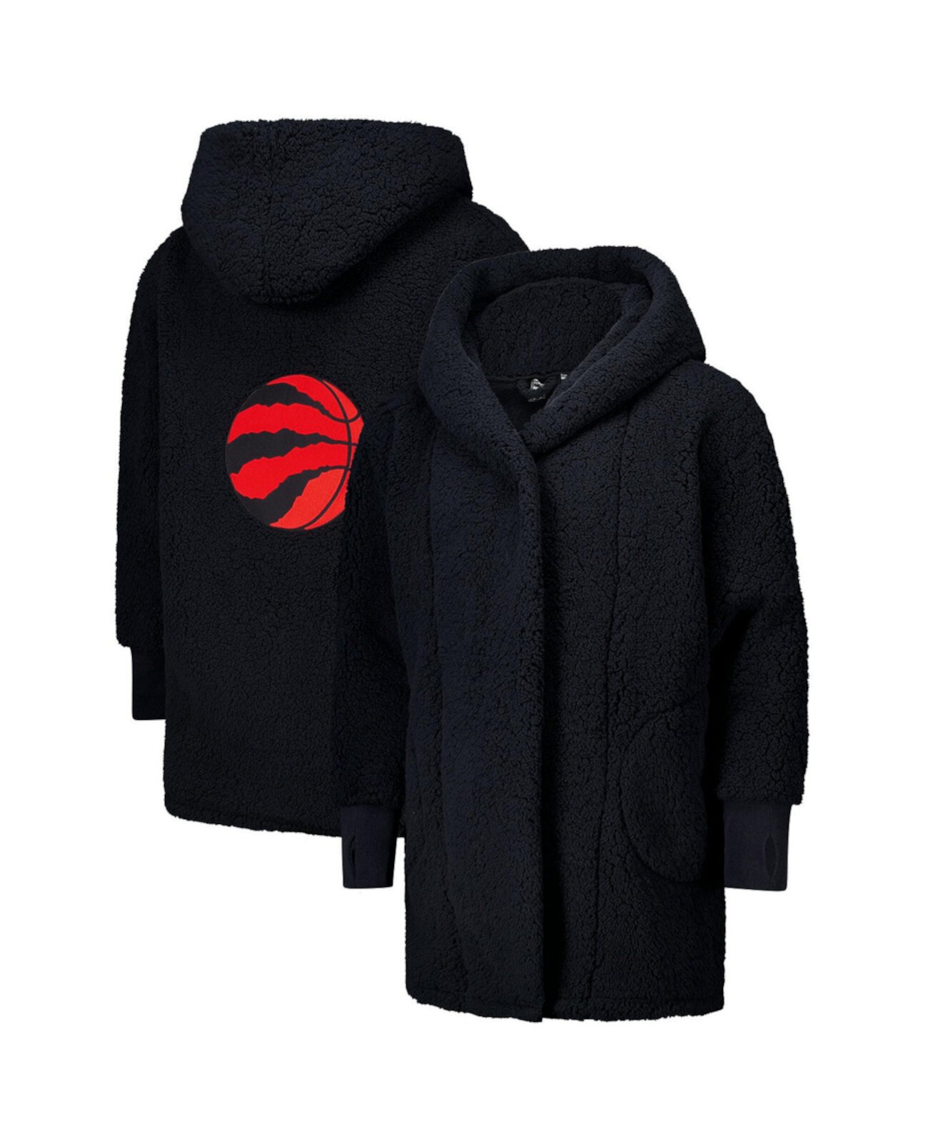  Худи Jill Martin Oversized Lounger Черный Toronto Raptors Jill Martin